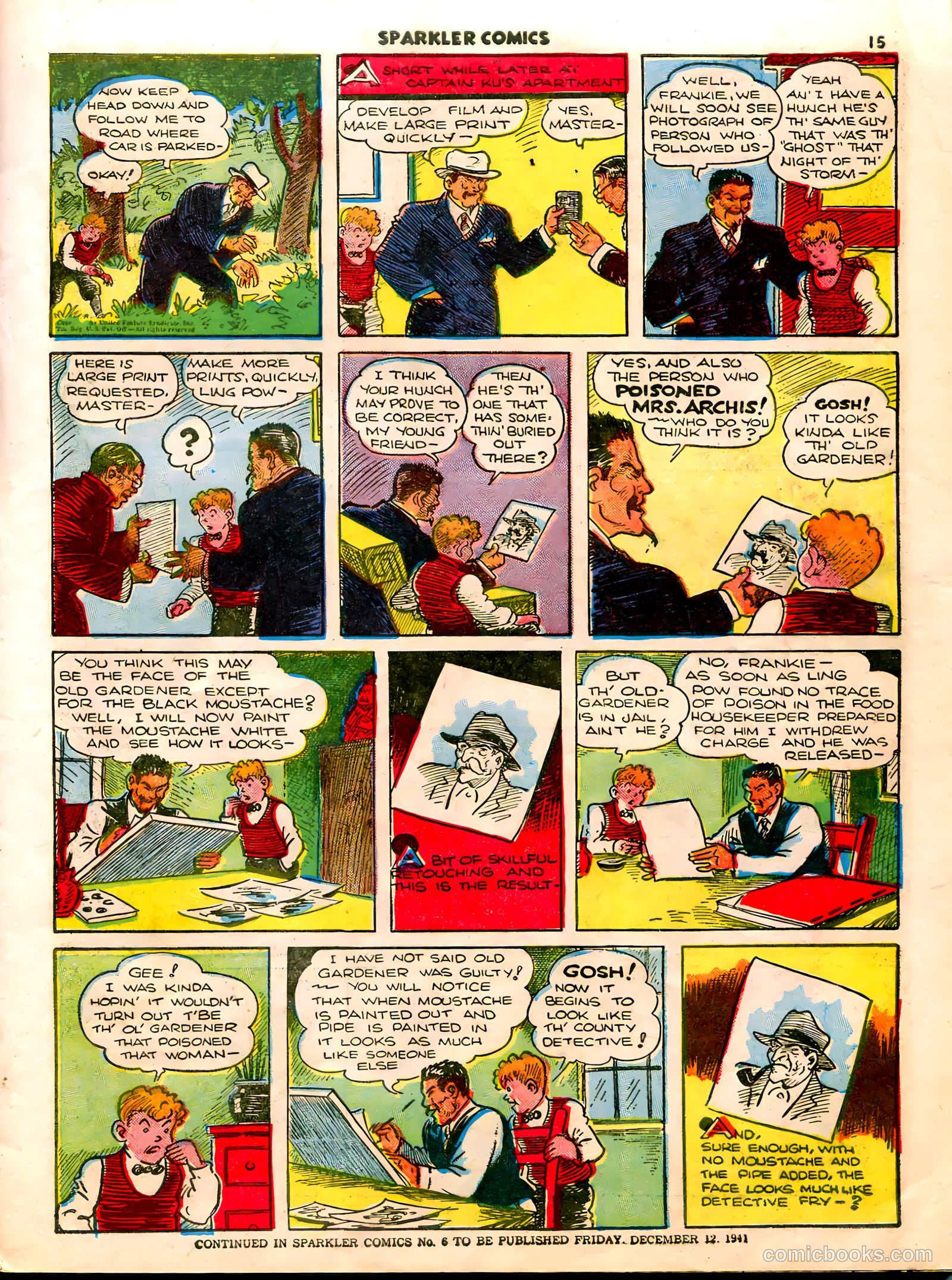 Sparkle Comics #5 (1949) — page 16 of 55
