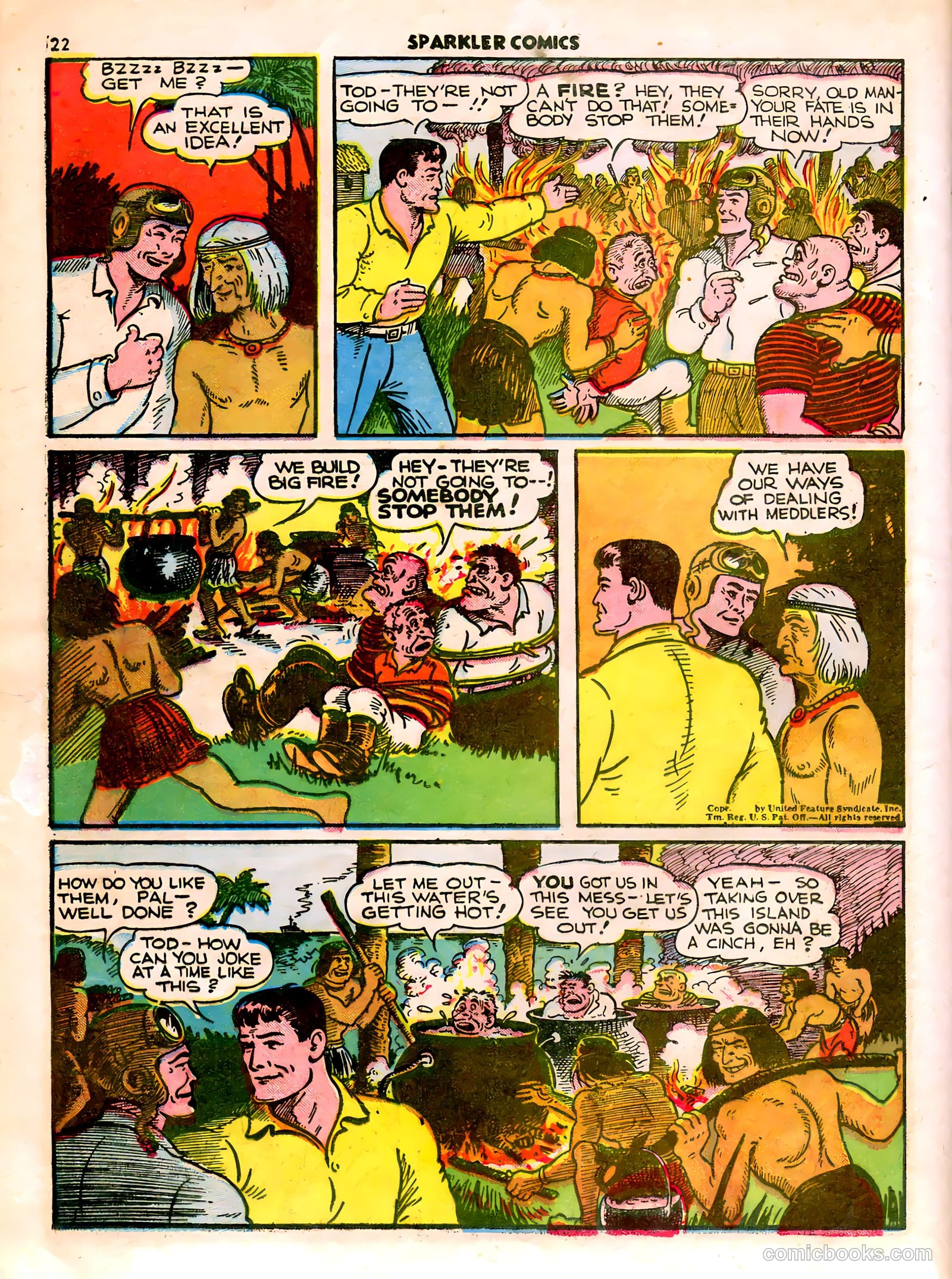 Sparkle Comics #5 (1949) — page 18 of 55