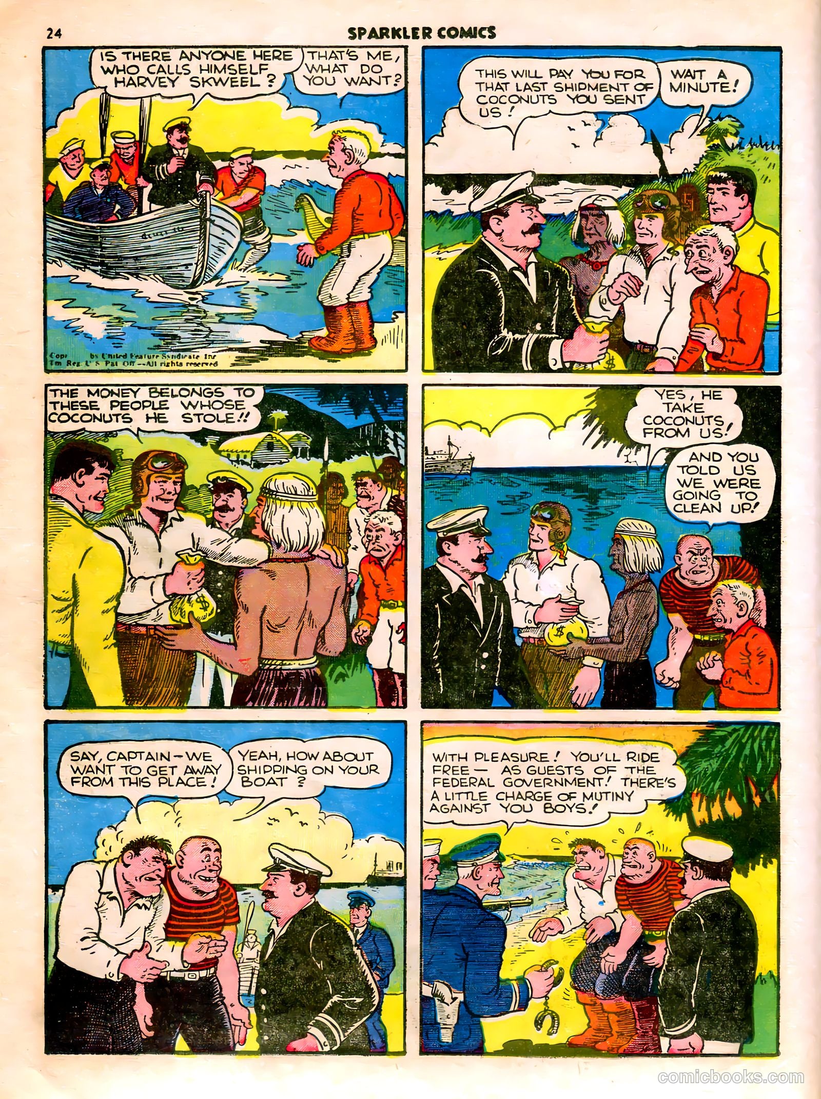 Sparkle Comics #5 (1949) — page 20 of 55