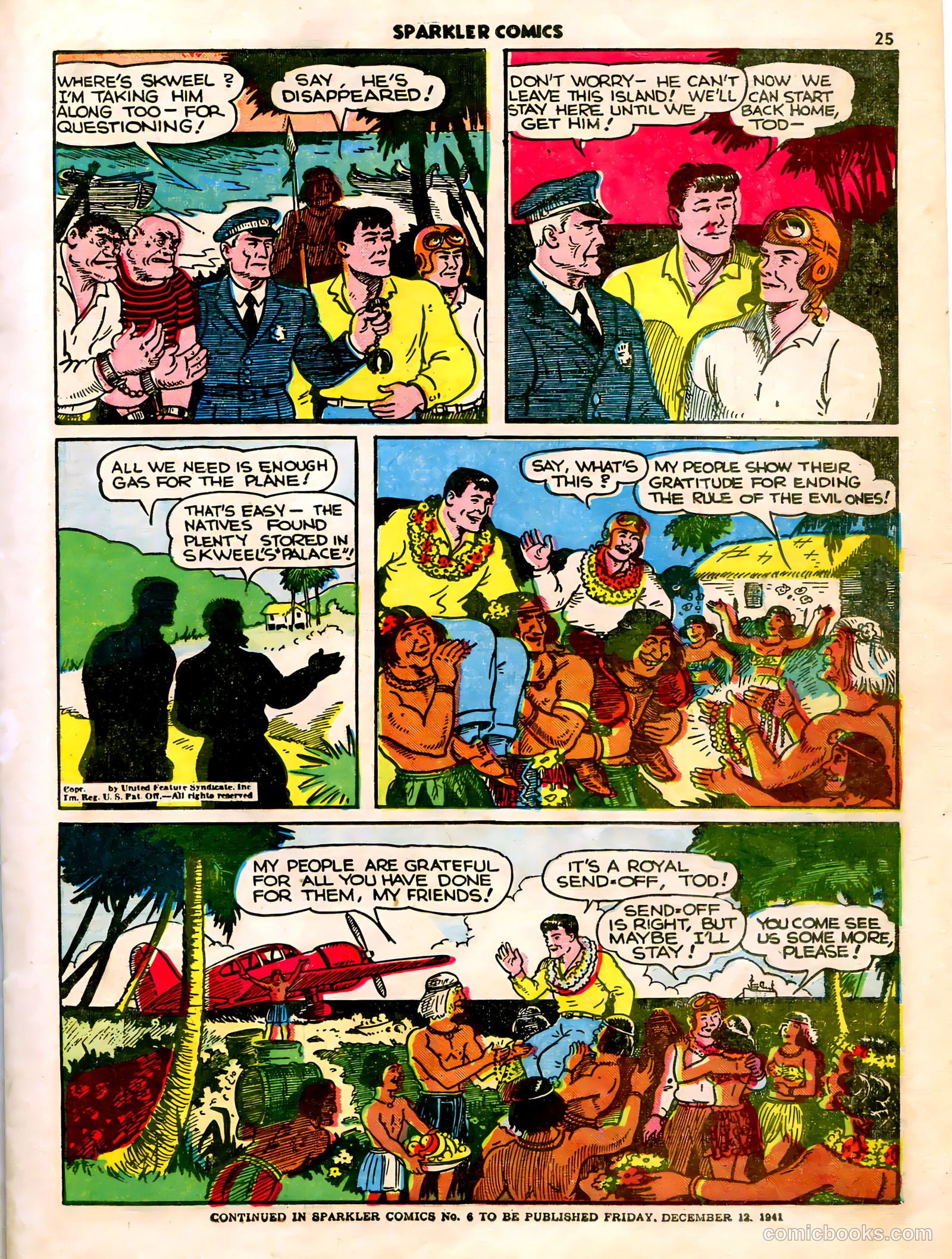 Sparkle Comics #5 (1949) — page 21 of 55