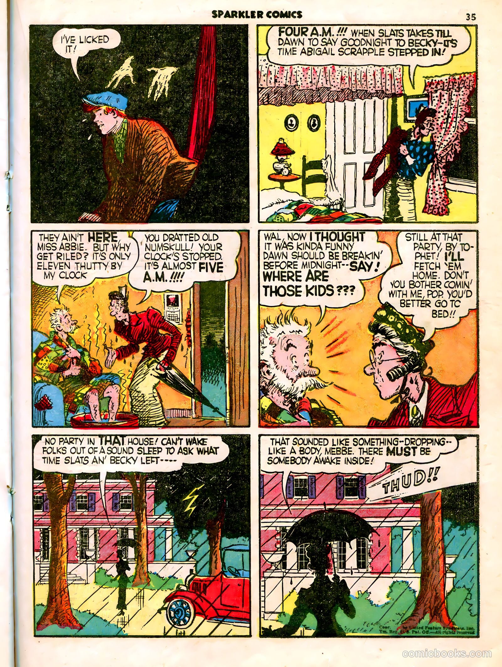 Sparkle Comics #5 (1949) — page 31 of 55