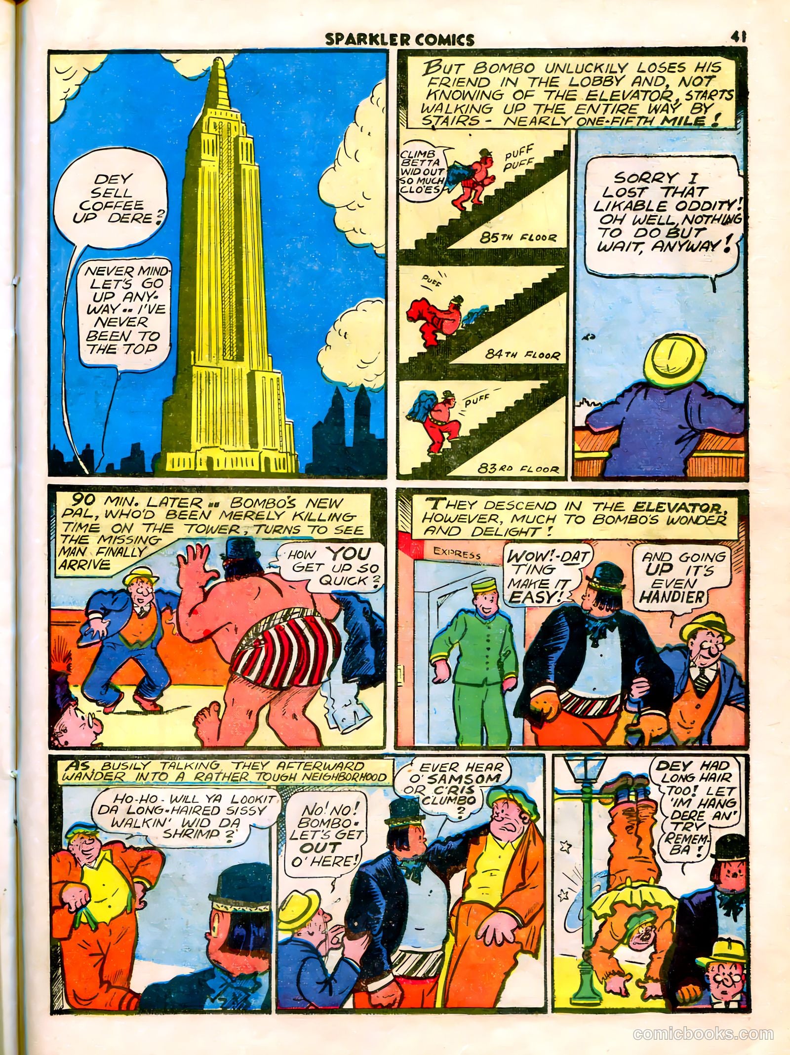 Sparkle Comics #5 (1949) — page 37 of 55