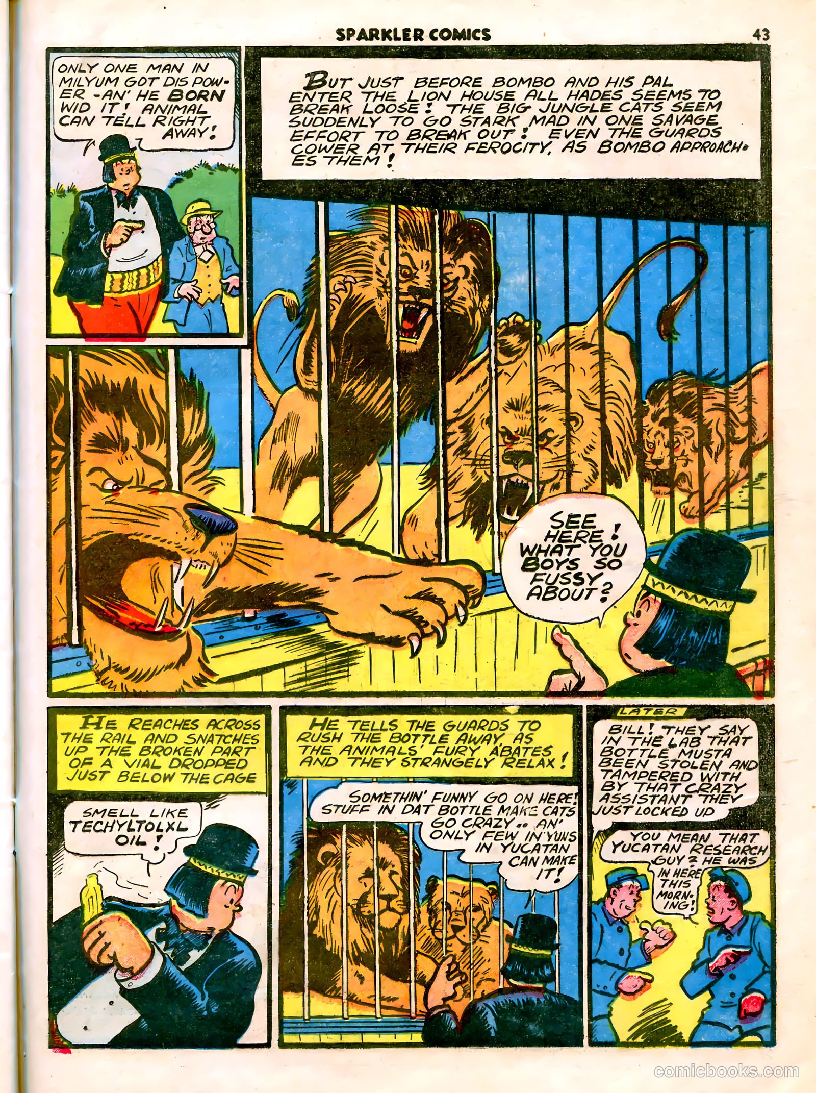 Sparkle Comics #5 (1949) — page 39 of 55