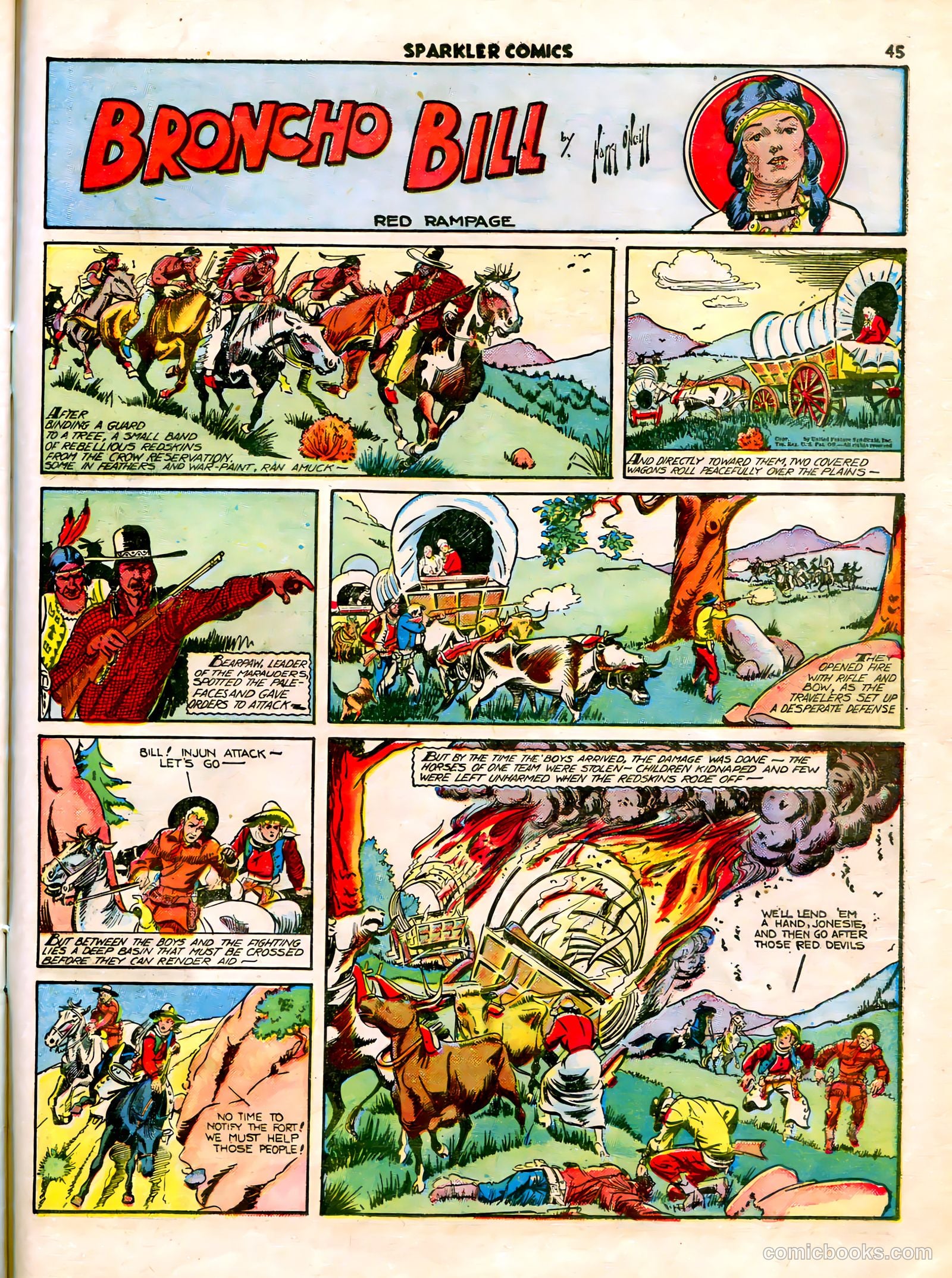 Sparkle Comics #5 (1949) — page 41 of 55