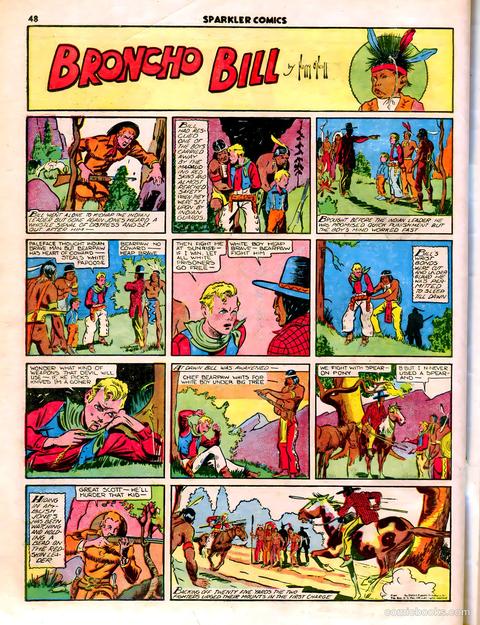 Sparkle Comics #5 (1949) — page 44 of 55