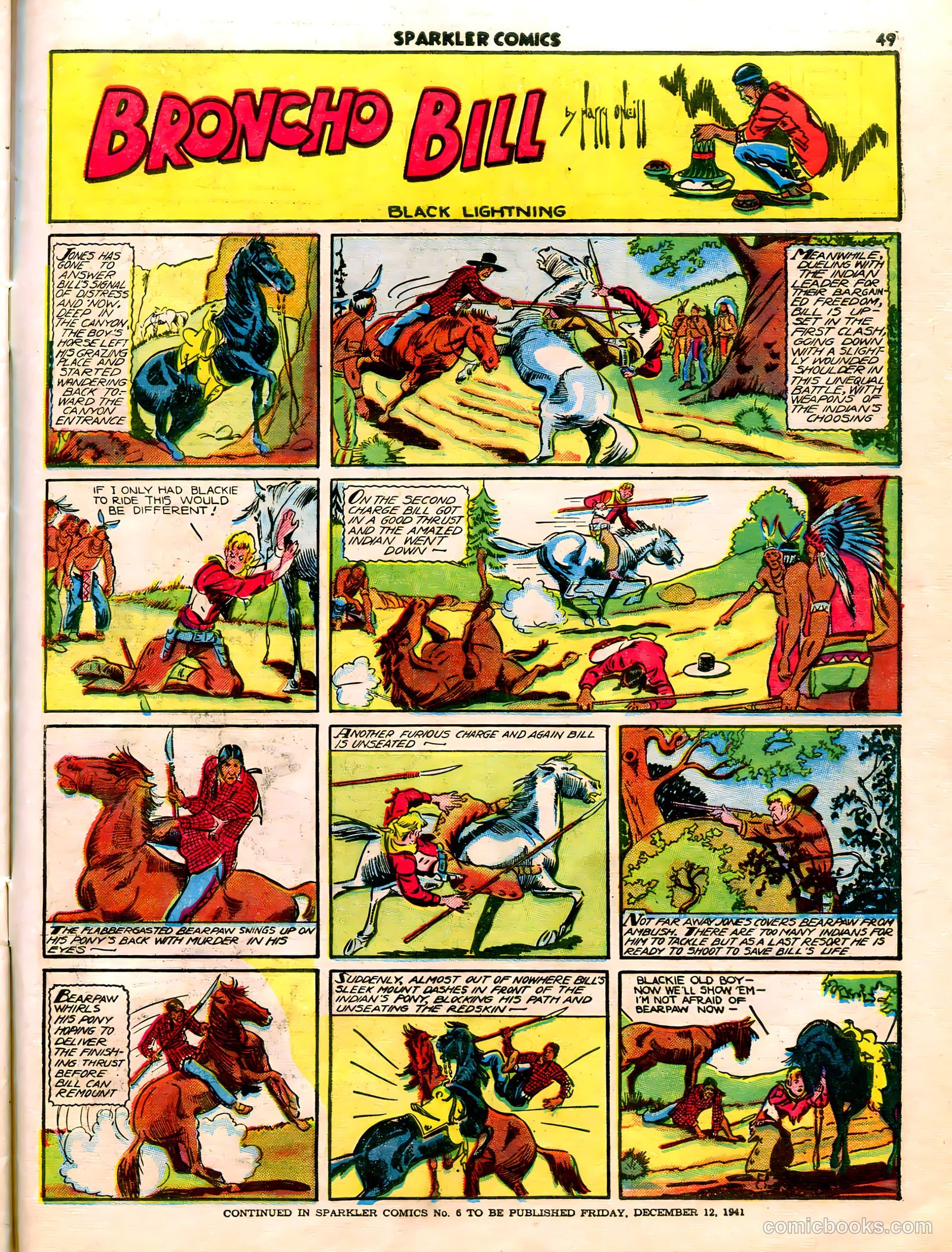 Sparkle Comics #5 (1949) — page 45 of 55