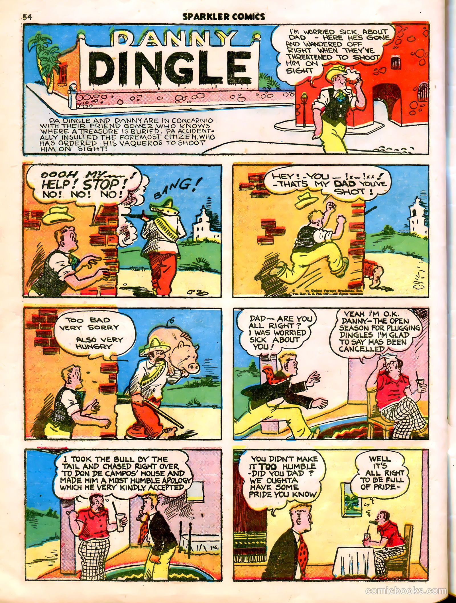 Sparkle Comics #5 (1949) — page 50 of 55