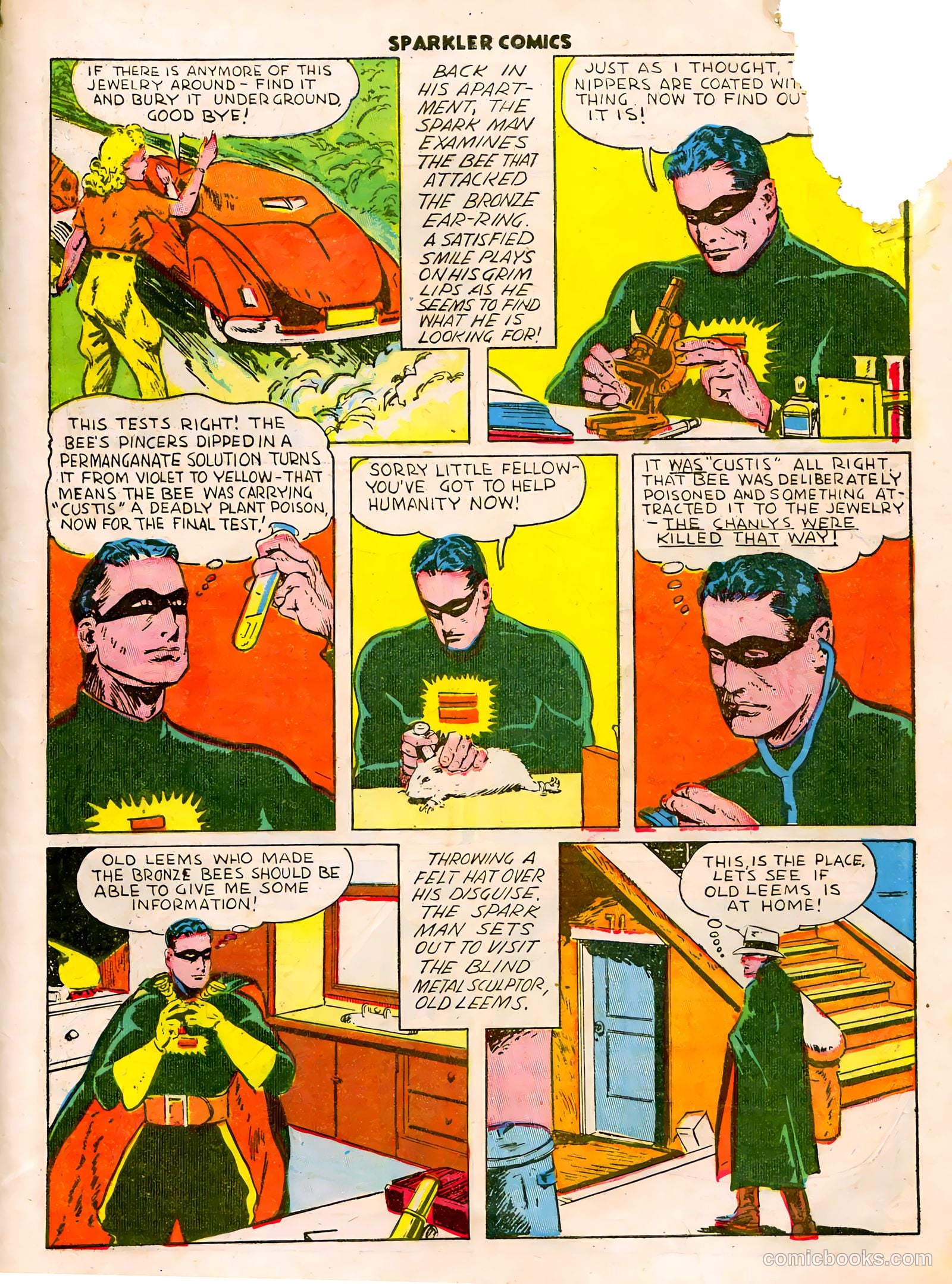 Sparkle Comics #6 (1949) — page 8 of 57