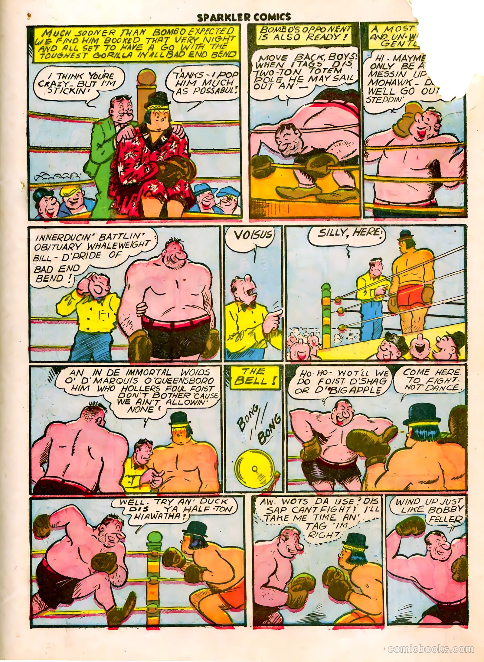 Sparkle Comics #6 (1949) — page 16 of 57