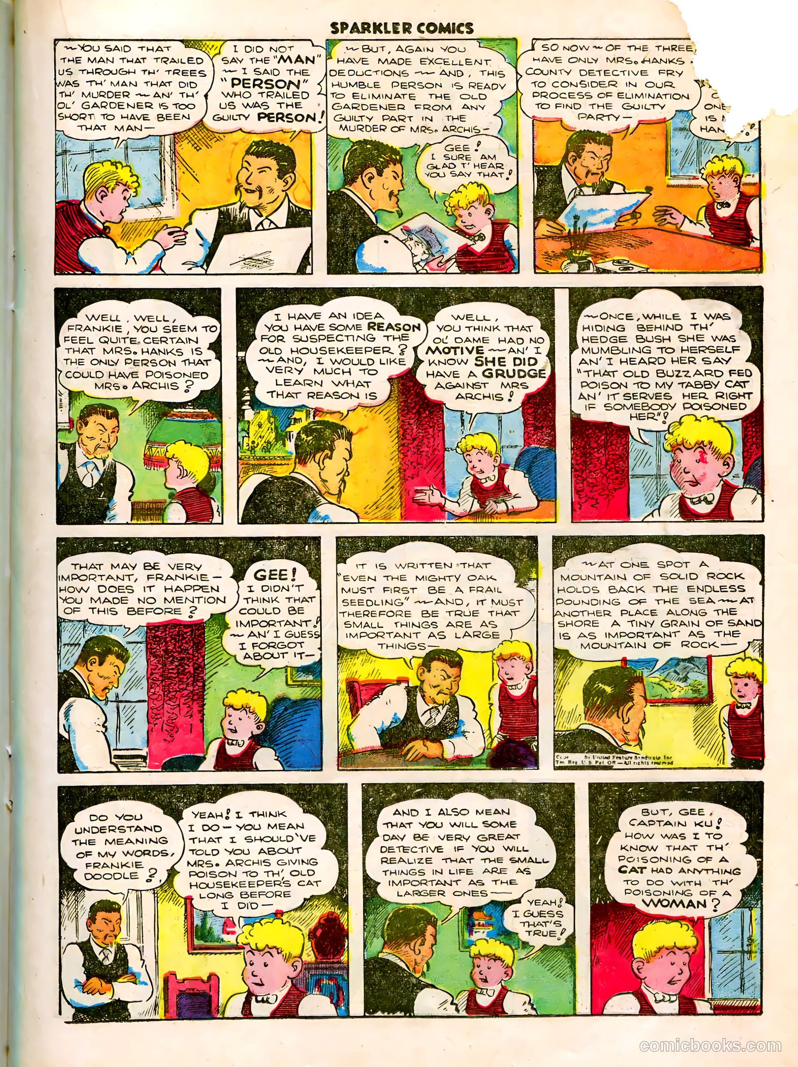 Sparkle Comics #6 (1949) — page 20 of 57