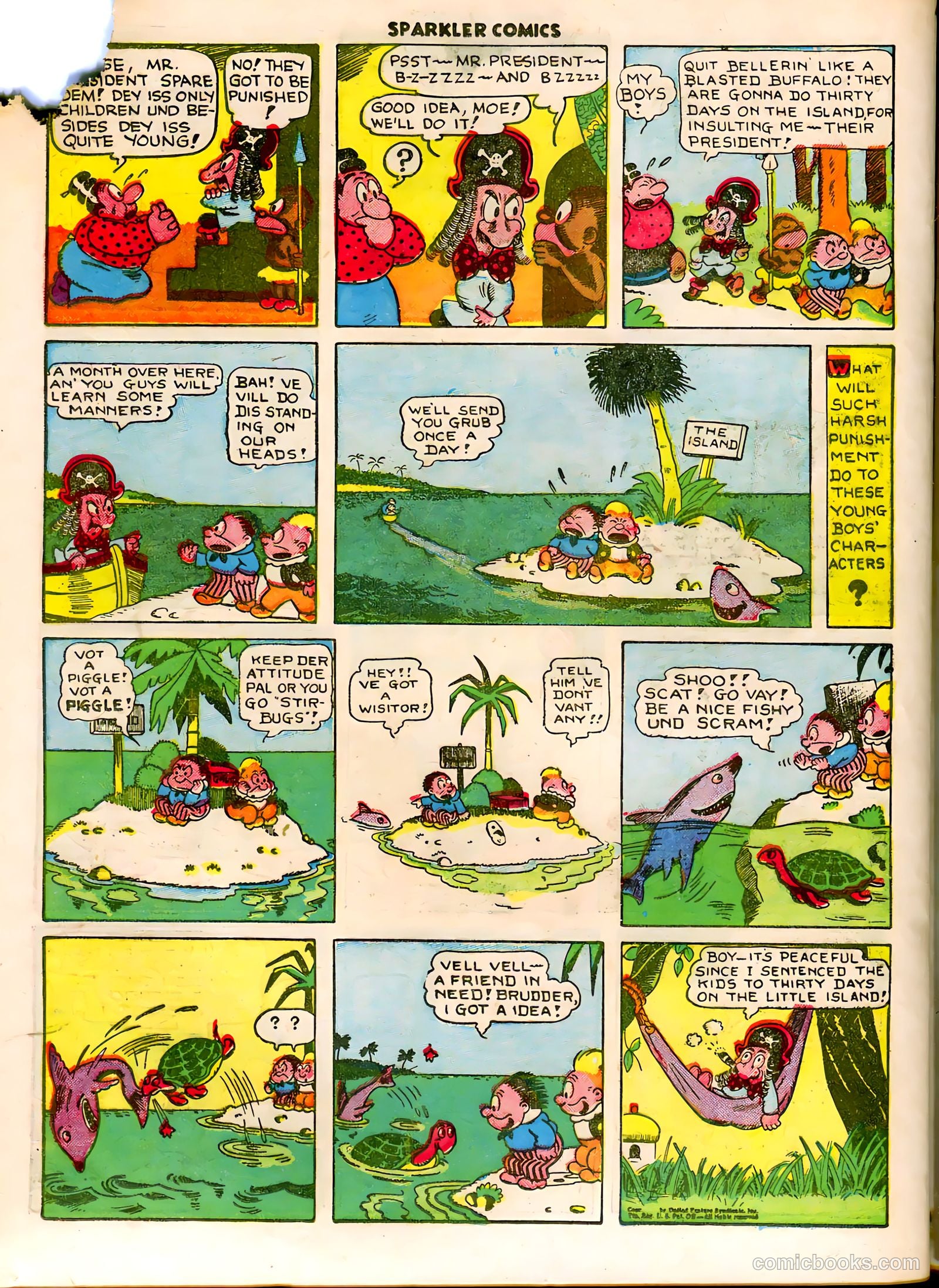 Sparkle Comics #6 (1949) — page 27 of 57