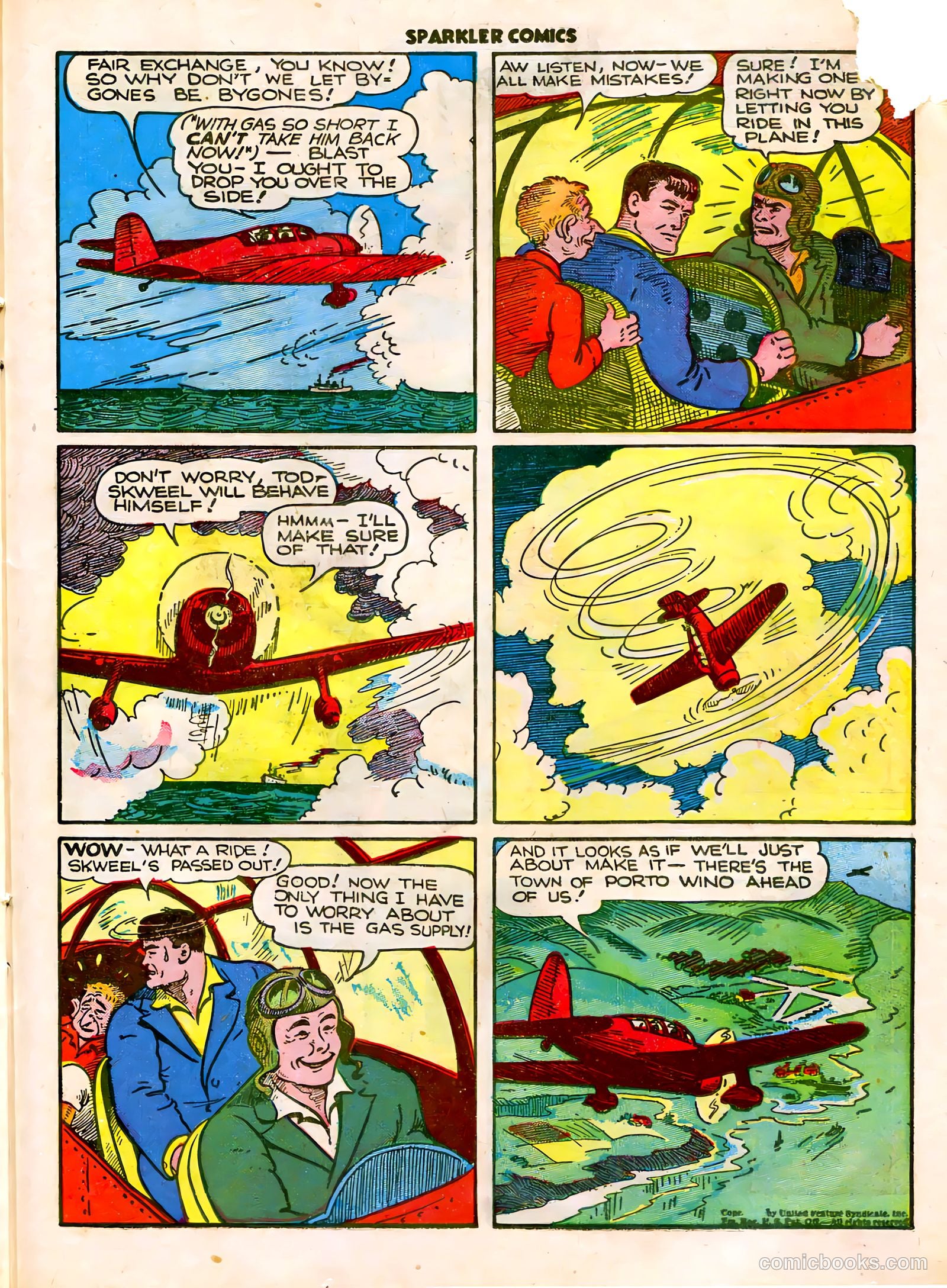 Sparkle Comics #6 (1949) — page 32 of 57