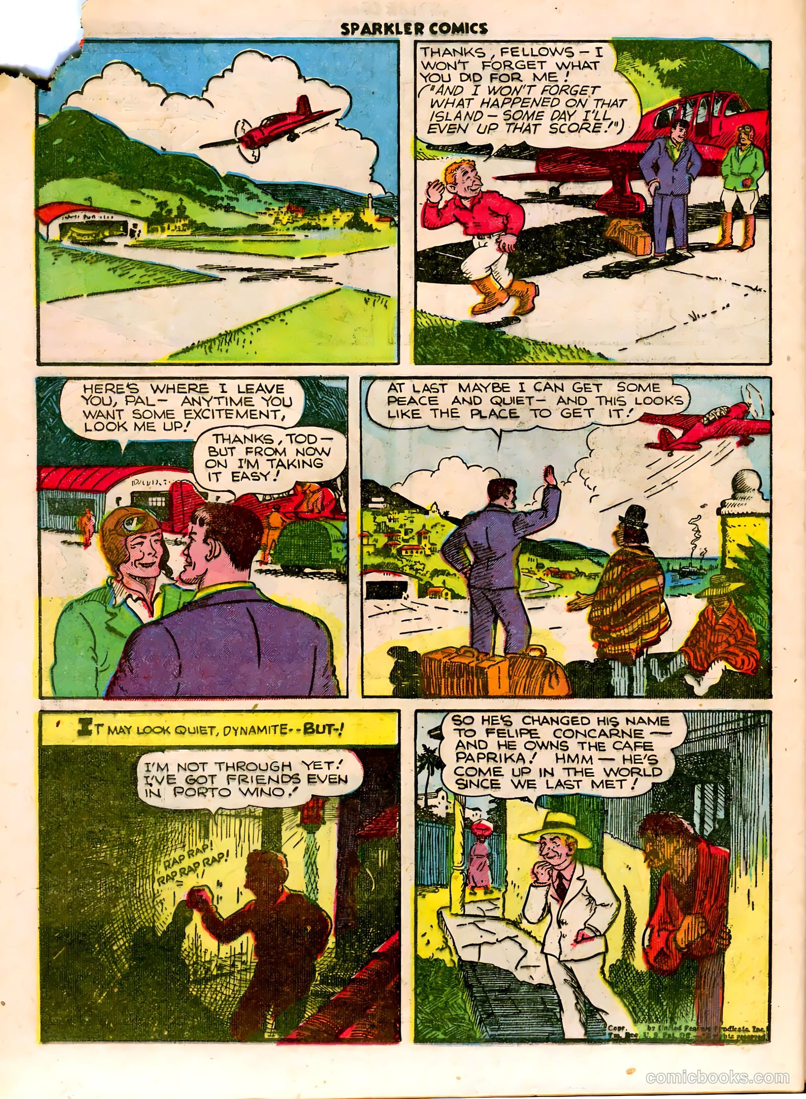 Sparkle Comics #6 (1949) — page 33 of 57