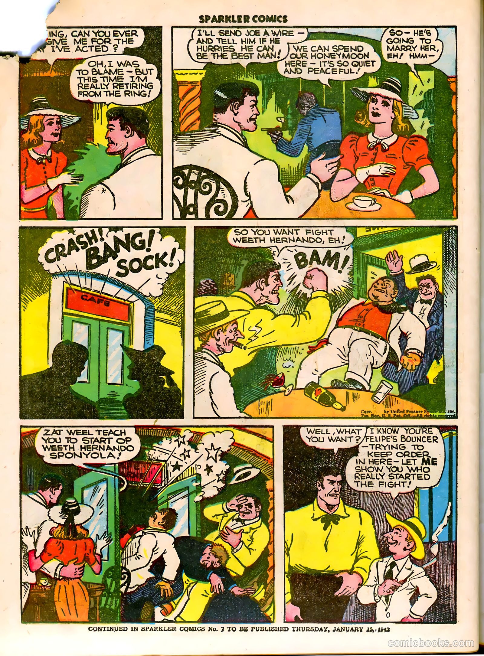 Sparkle Comics #6 (1949) — page 35 of 57