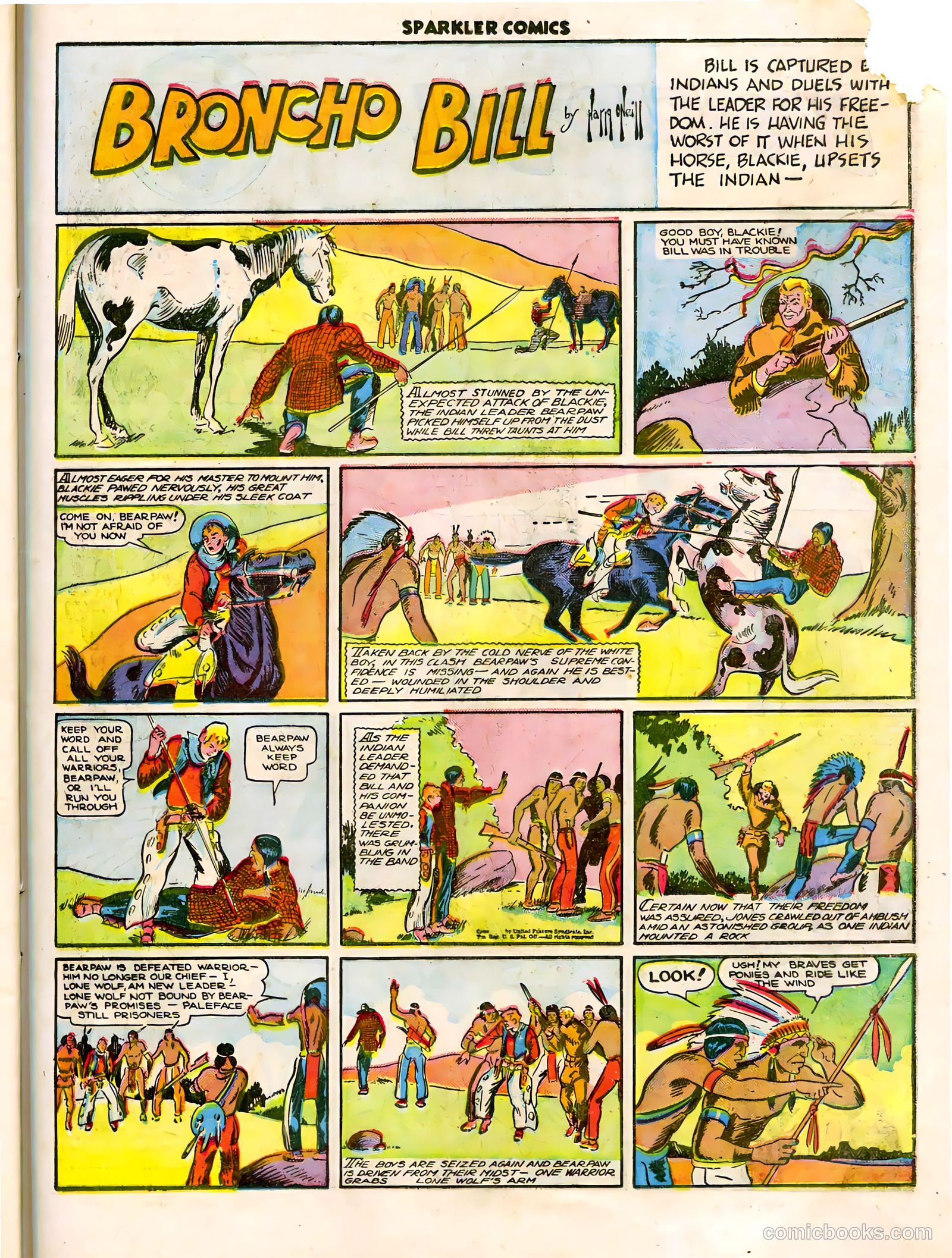 Sparkle Comics #6 (1949) — page 36 of 57