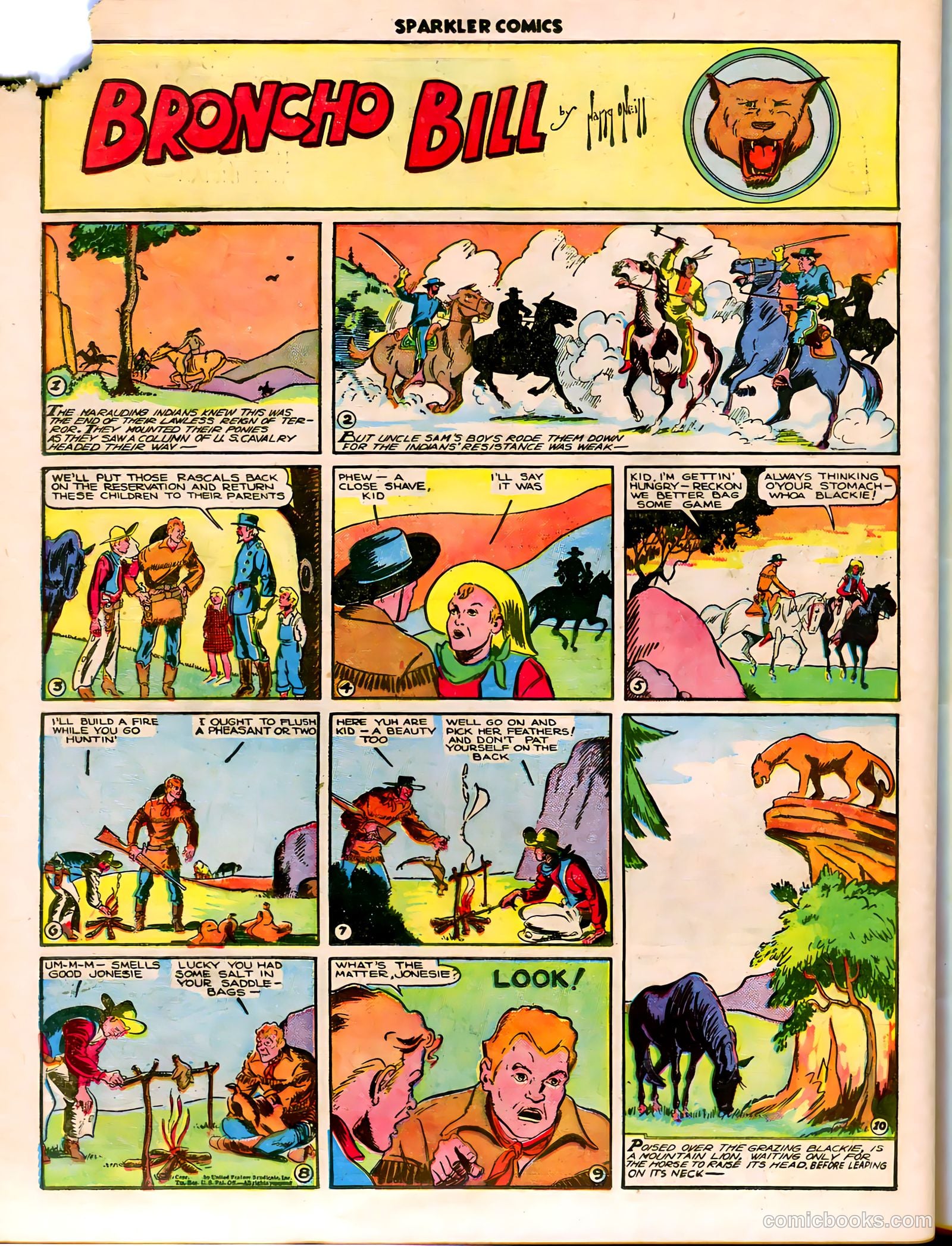 Sparkle Comics #6 (1949) — page 37 of 57
