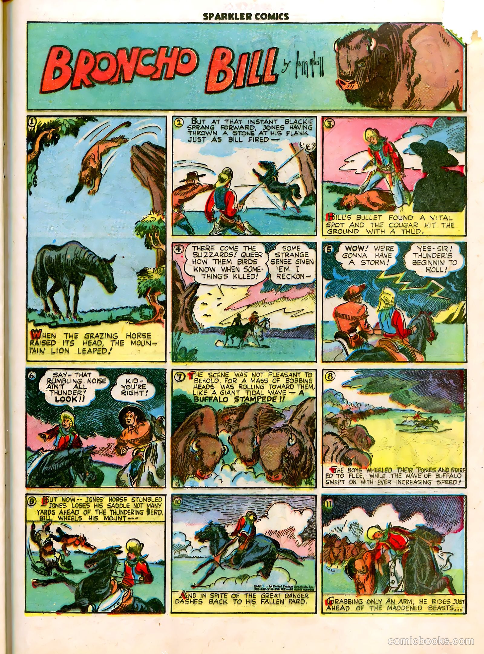 Sparkle Comics #6 (1949) — page 38 of 57