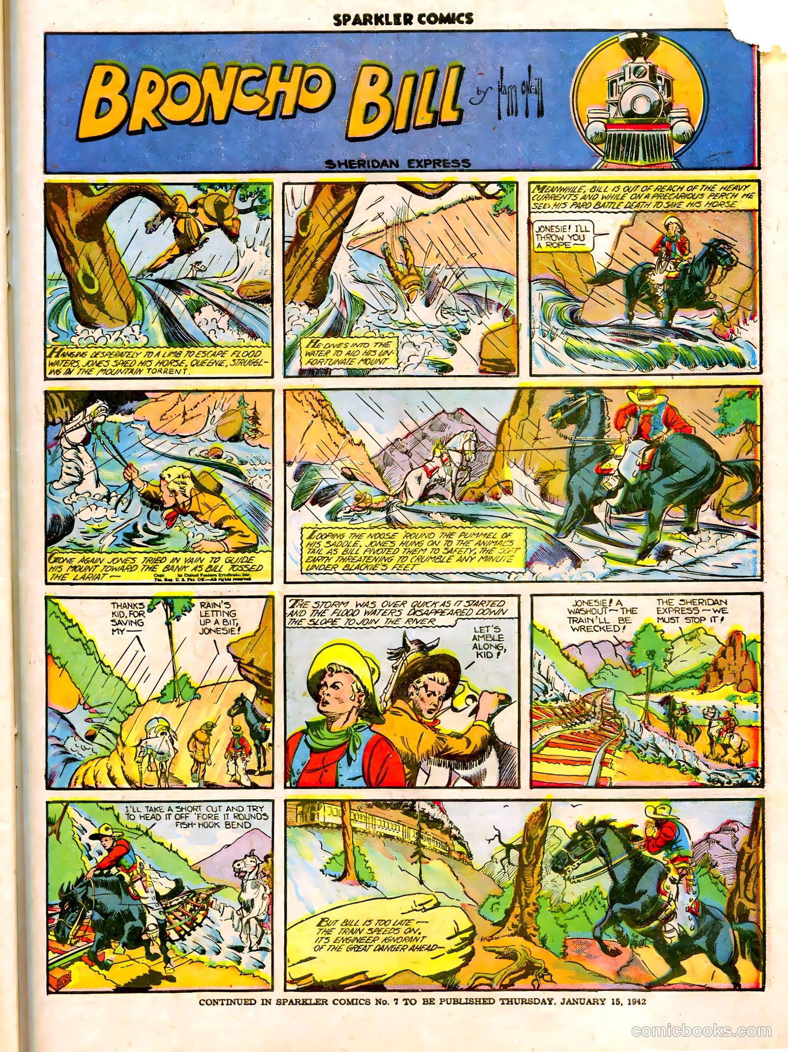 Sparkle Comics #6 (1949) — page 40 of 57