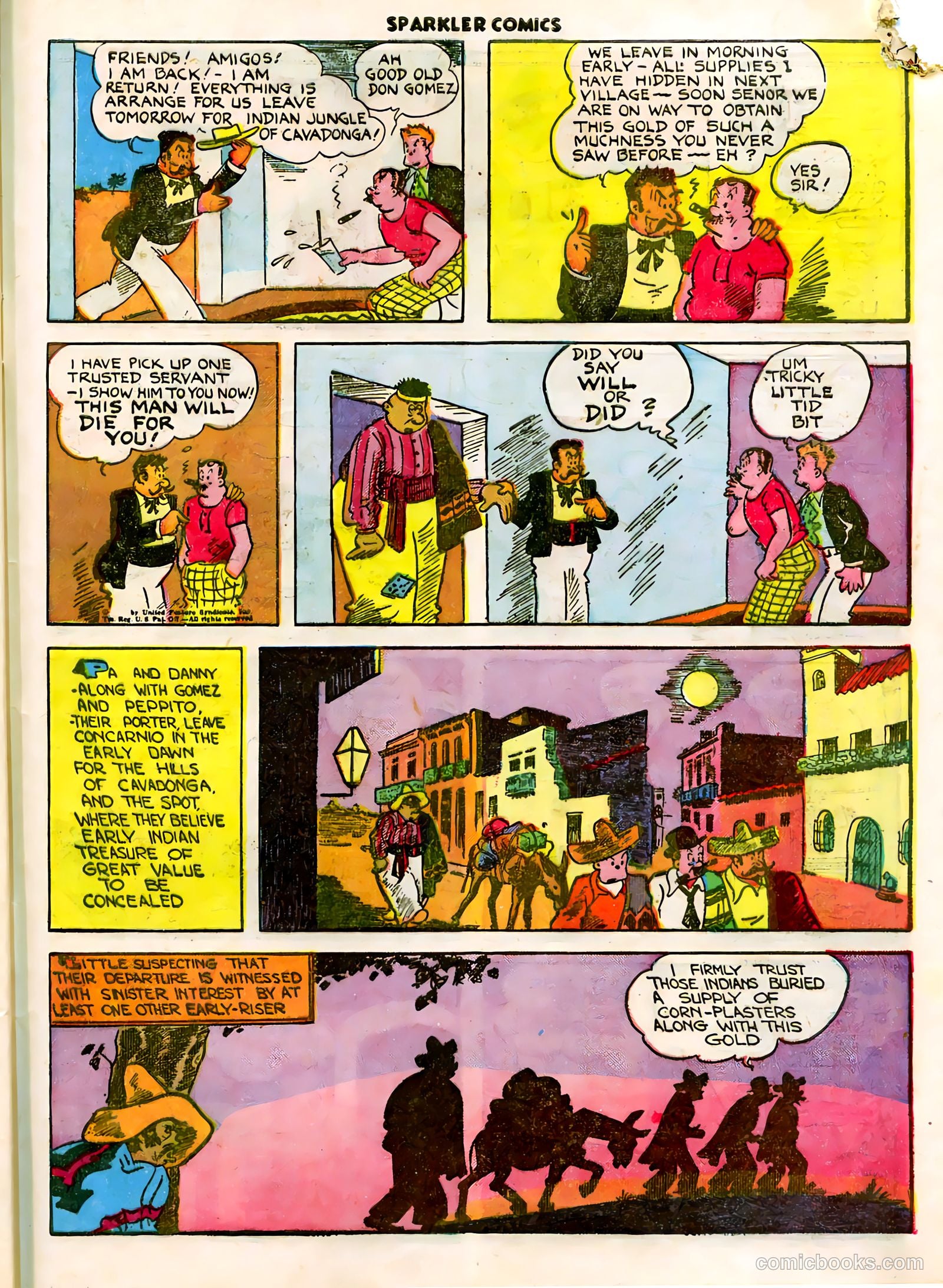 Sparkle Comics #6 (1949) — page 46 of 57