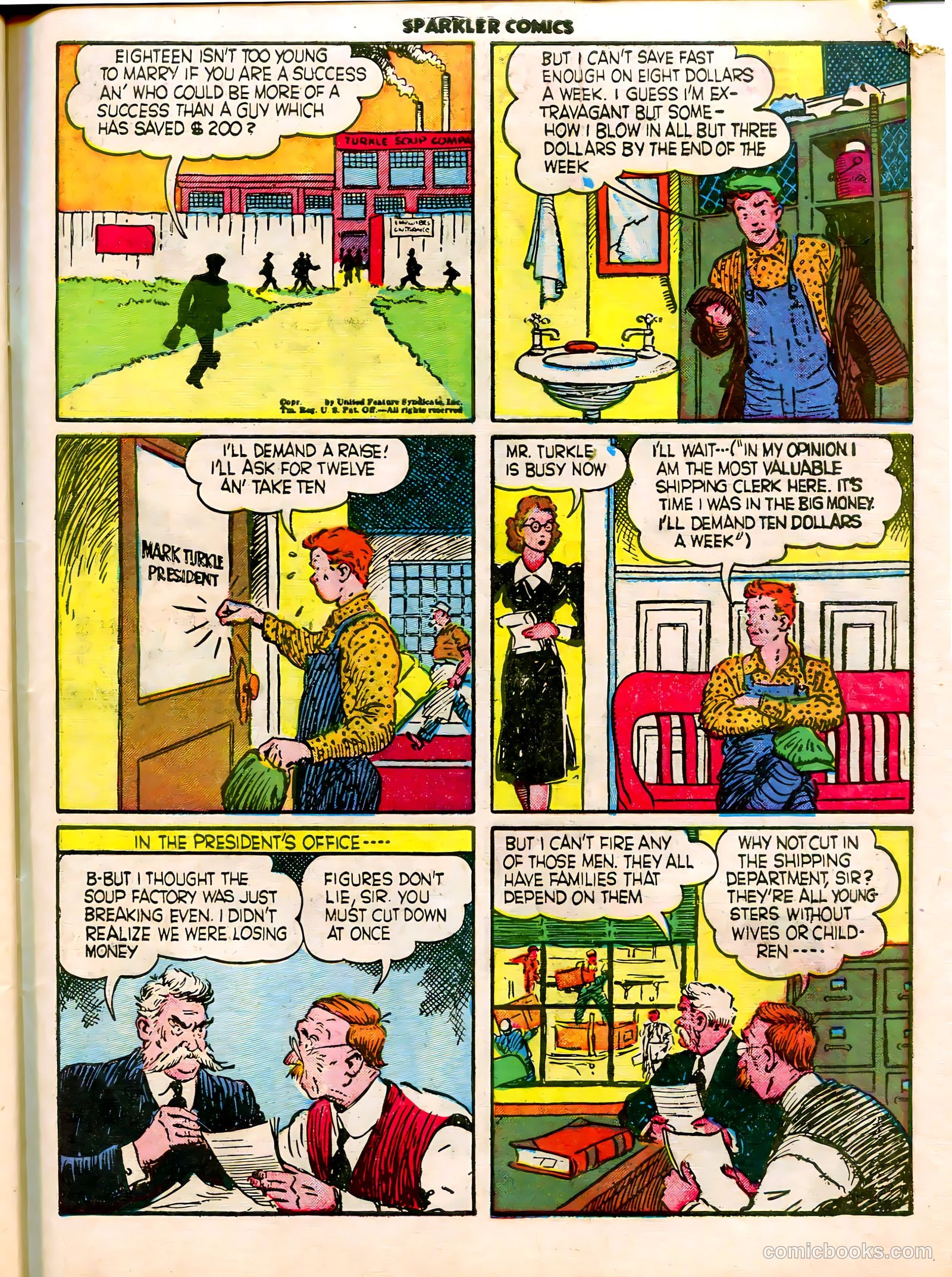 Sparkle Comics #6 (1949) — page 50 of 57