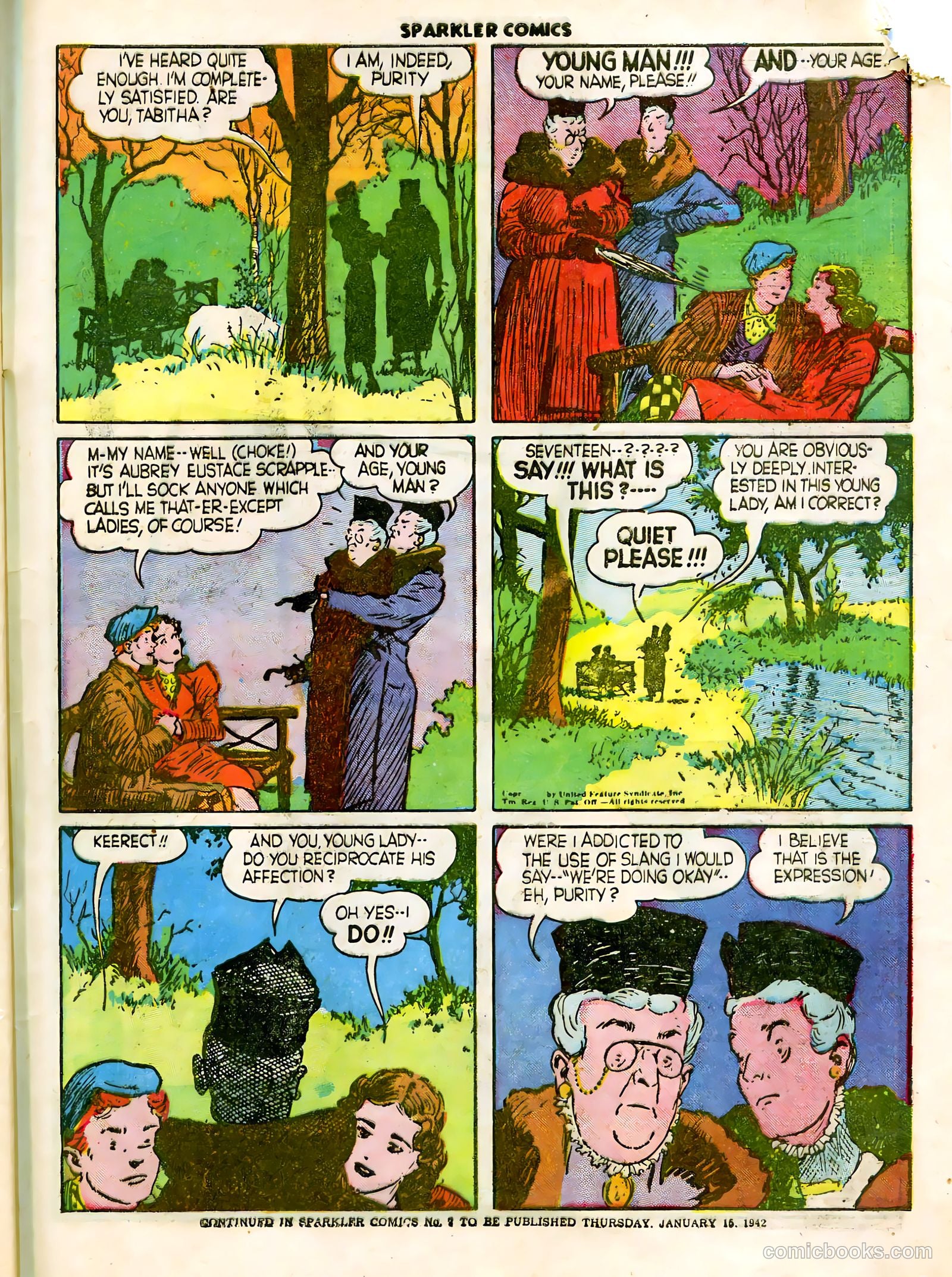 Sparkle Comics #6 (1949) — page 54 of 57