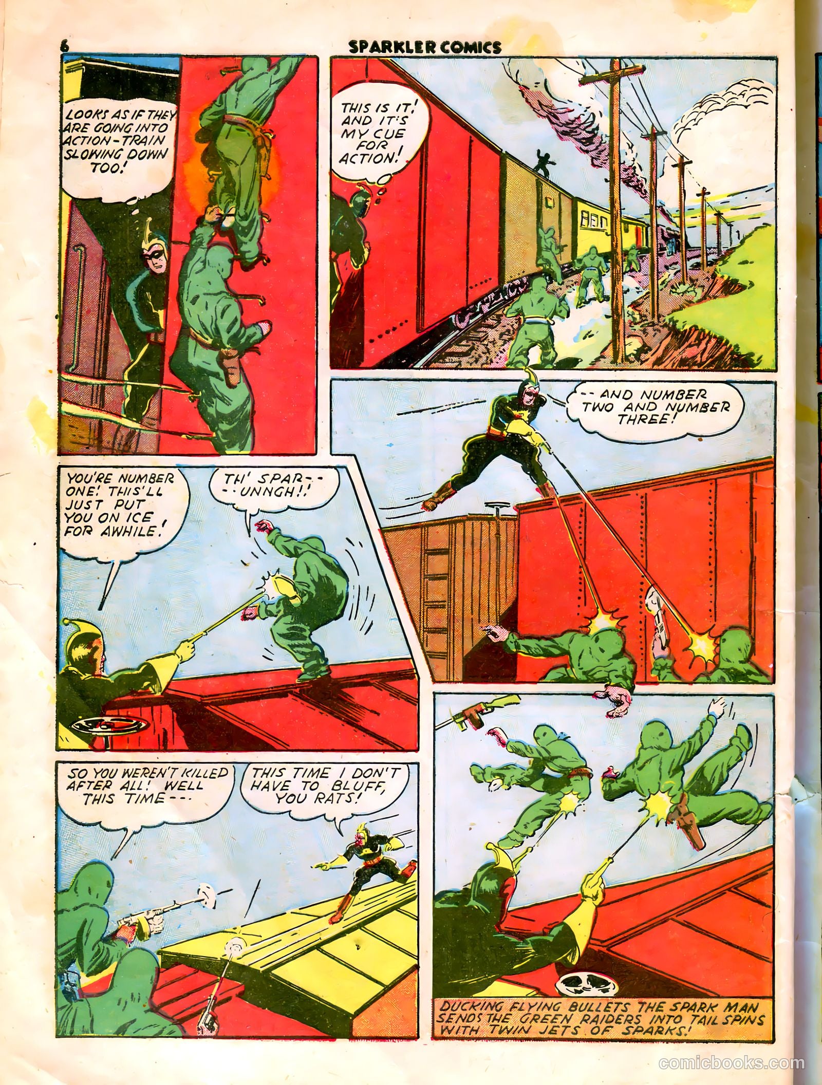 Sparkle Comics #7 (1949) — page 8 of 50