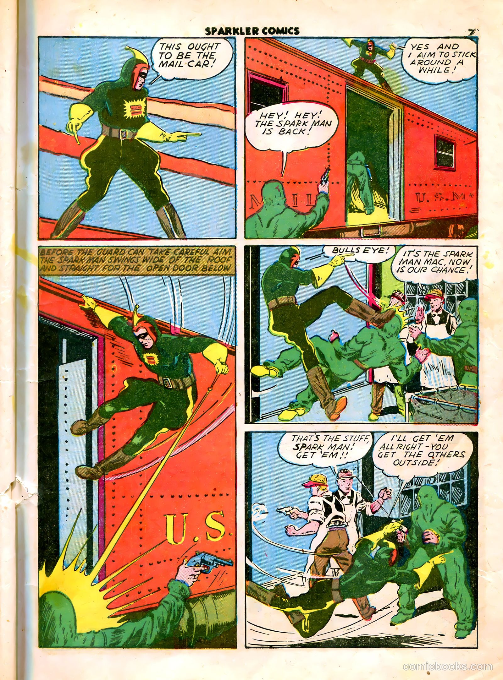 Sparkle Comics #7 (1949) — page 9 of 50