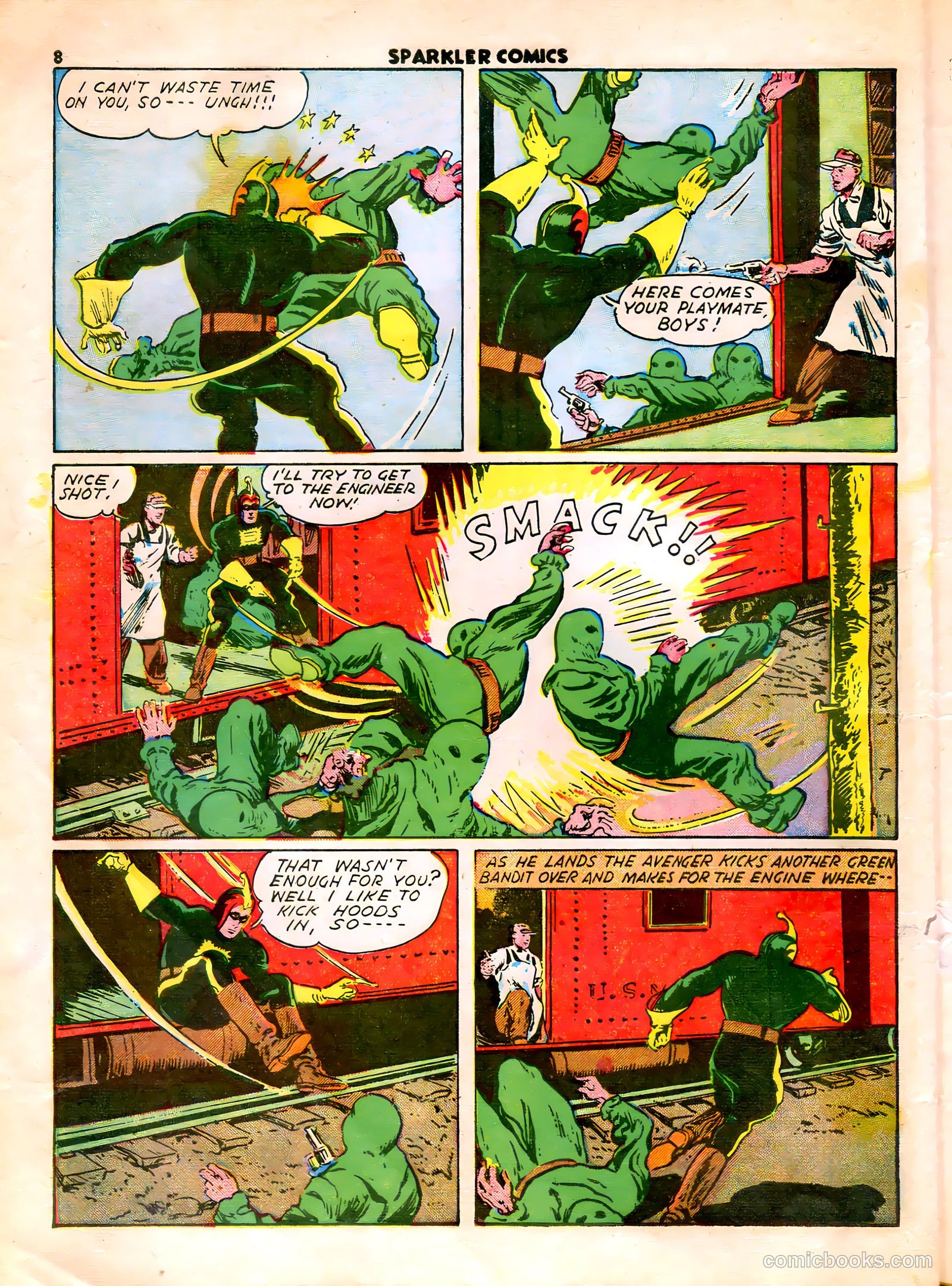Sparkle Comics #7 (1949) — page 10 of 50