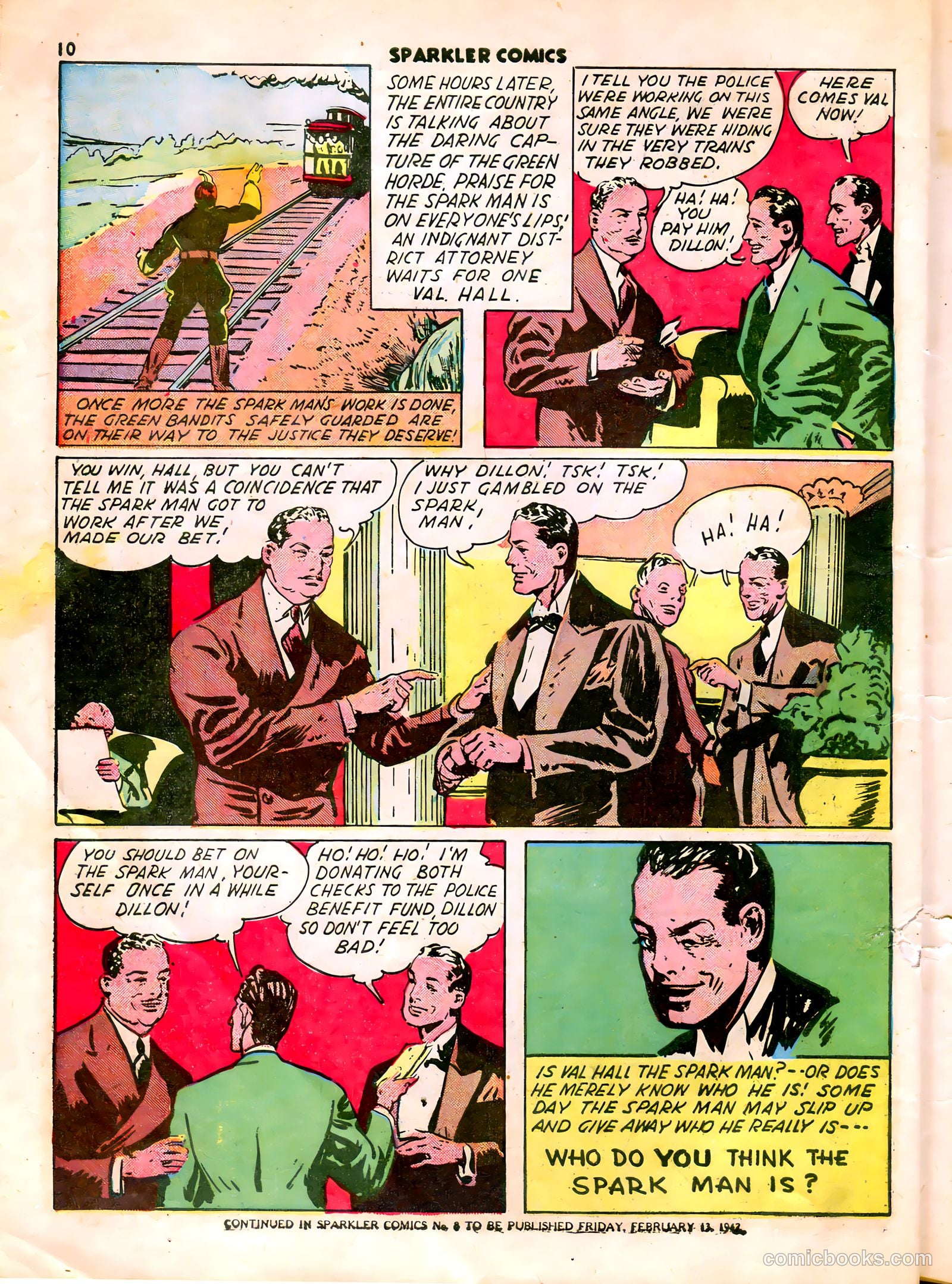 Sparkle Comics #7 (1949) — page 12 of 50