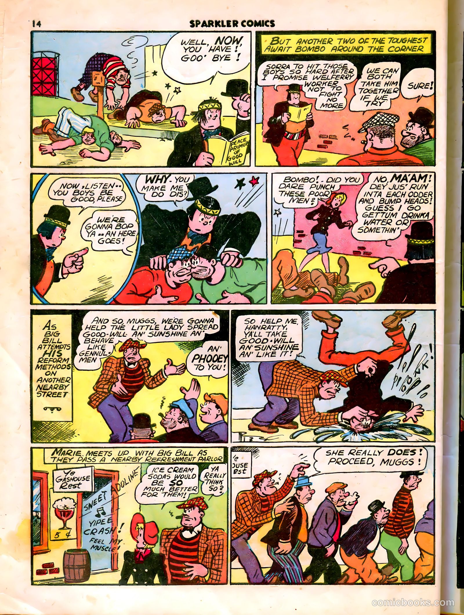 Sparkle Comics #7 (1949) — page 16 of 50
