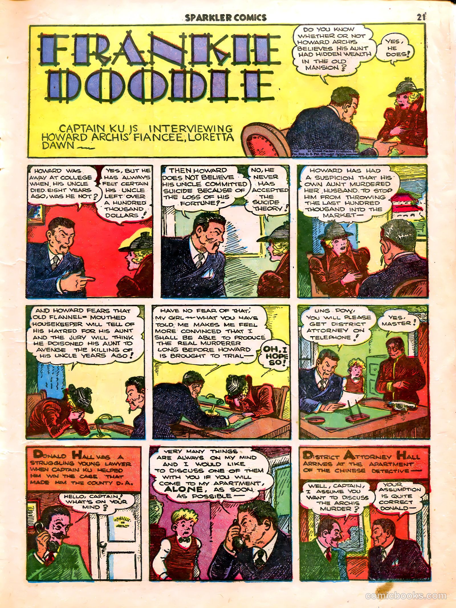 Sparkle Comics #7 (1949) — page 18 of 50