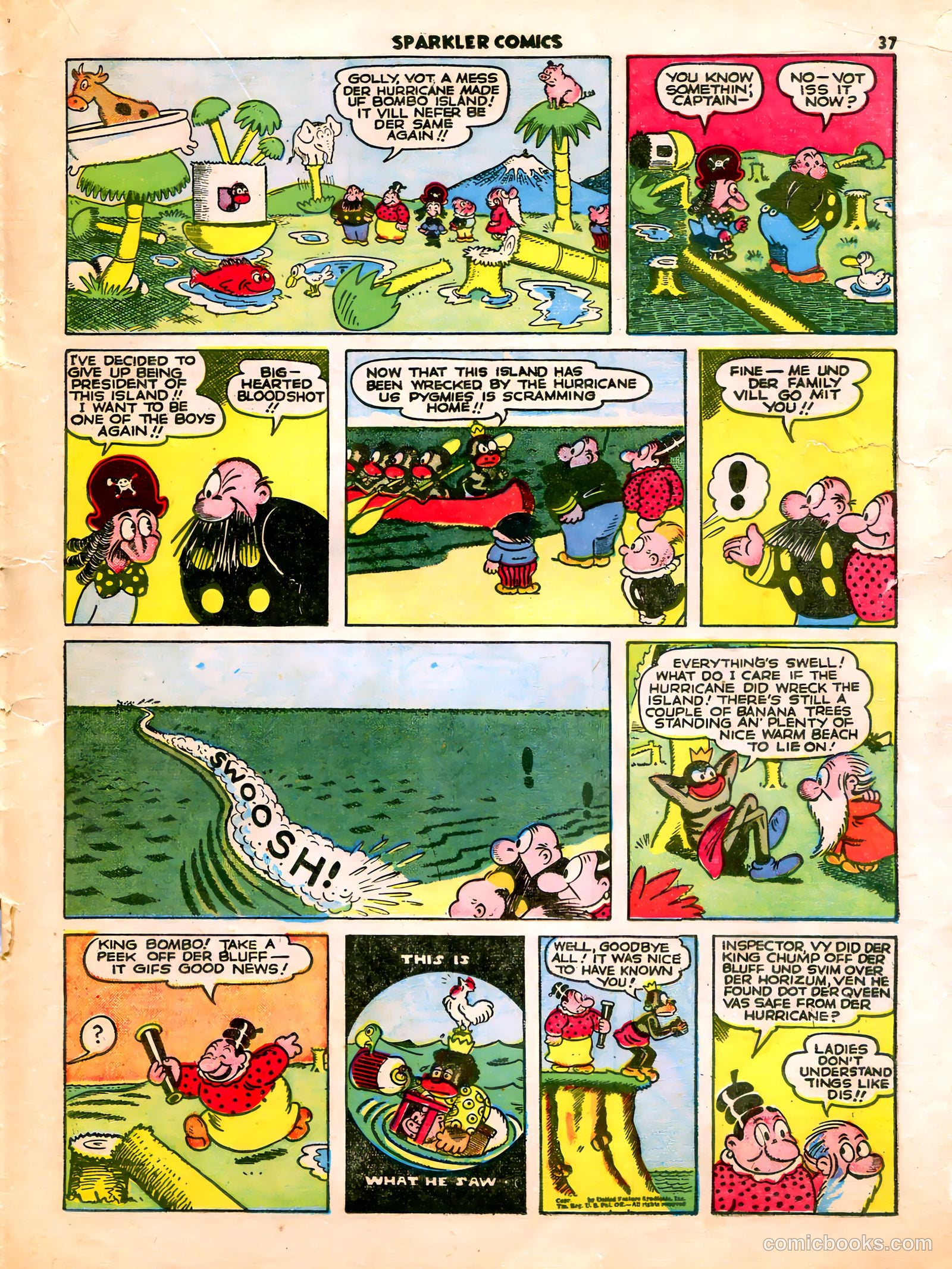 Sparkle Comics #7 (1949) — page 22 of 50
