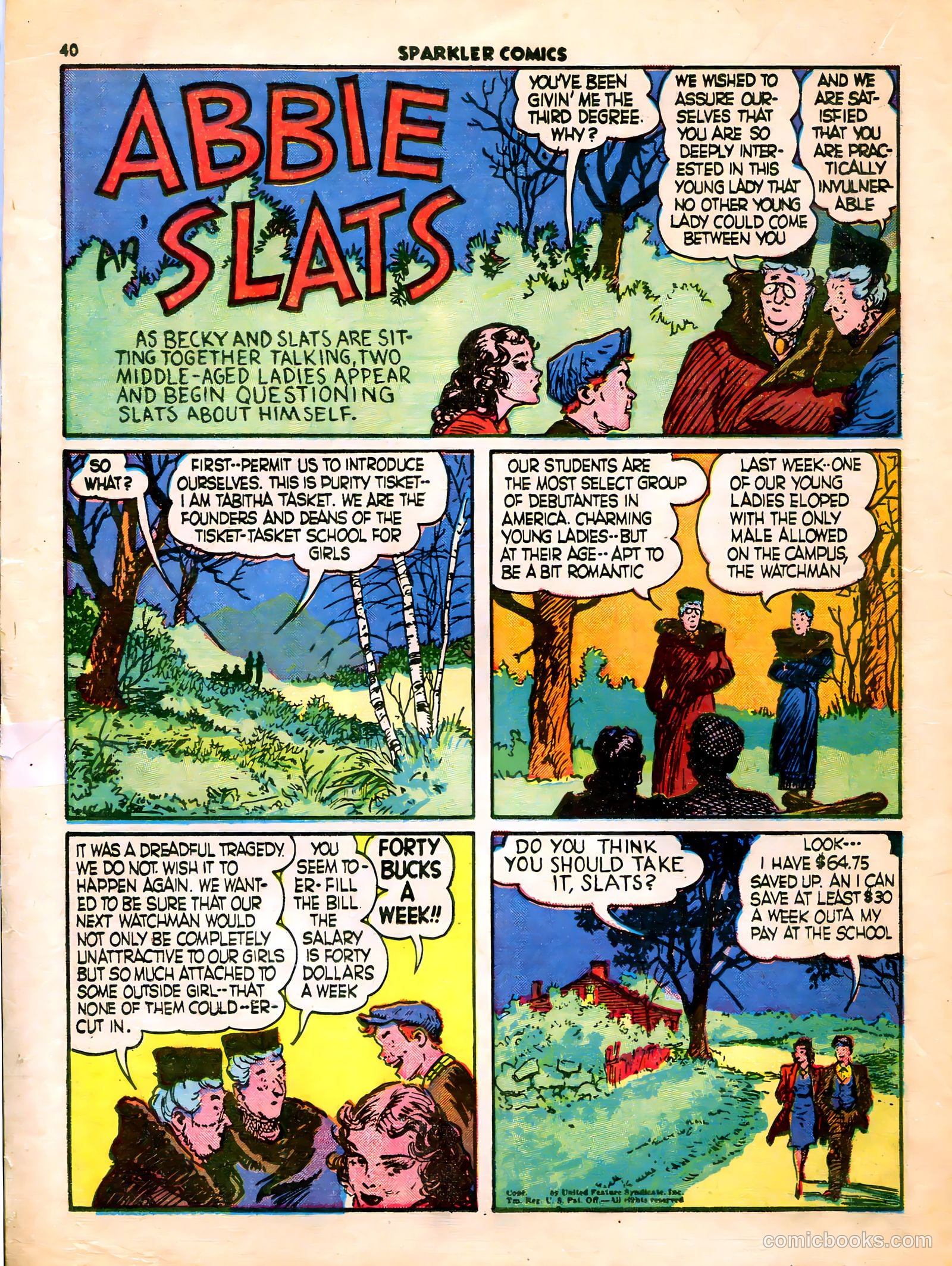 Sparkle Comics #7 (1949) — page 24 of 50