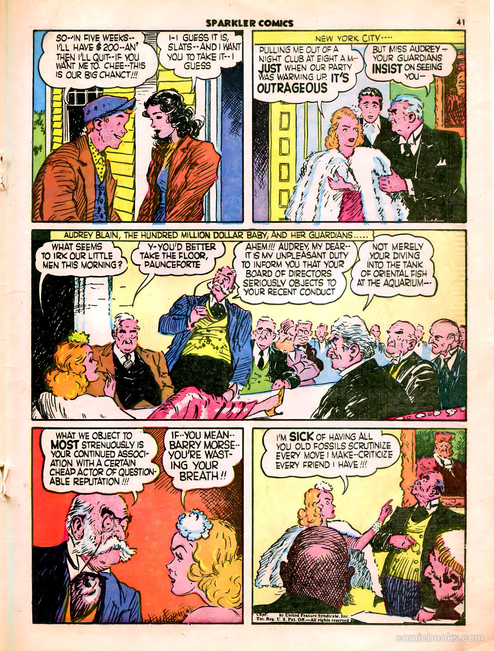 Sparkle Comics #7 (1949) — page 25 of 50