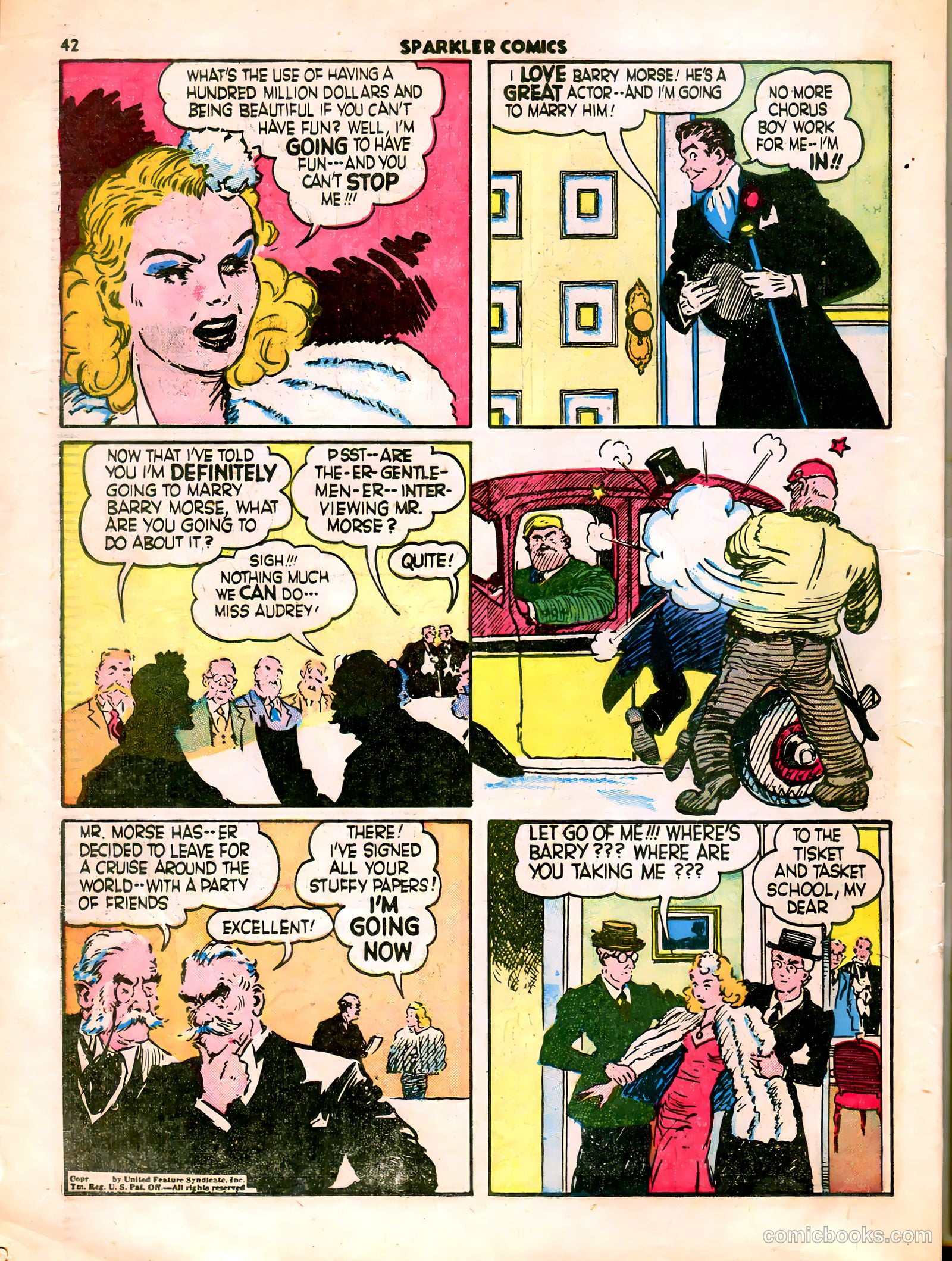 Sparkle Comics #7 (1949) — page 26 of 50