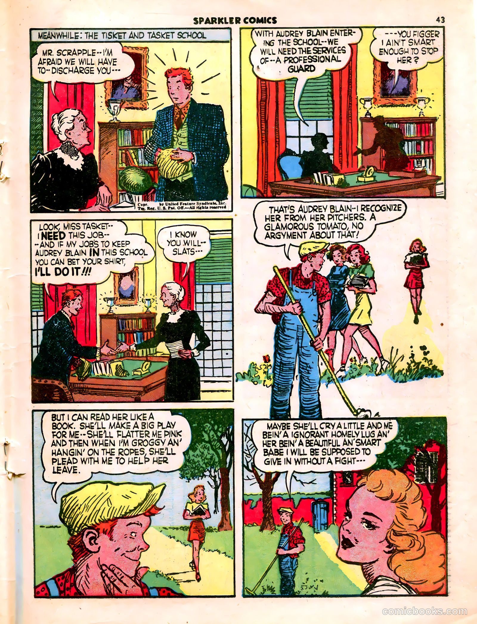 Sparkle Comics #7 (1949) — page 27 of 50