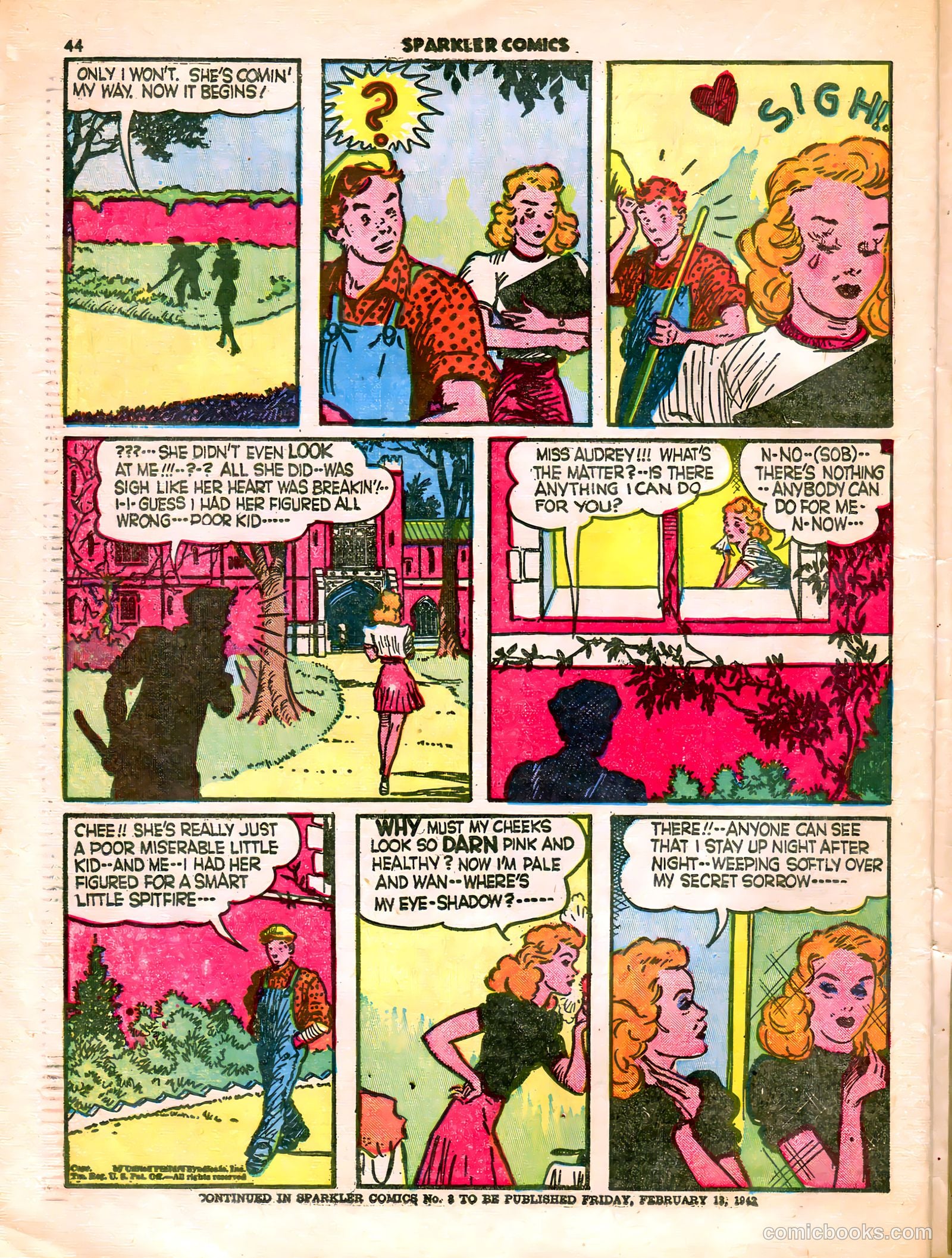 Sparkle Comics #7 (1949) — page 28 of 50