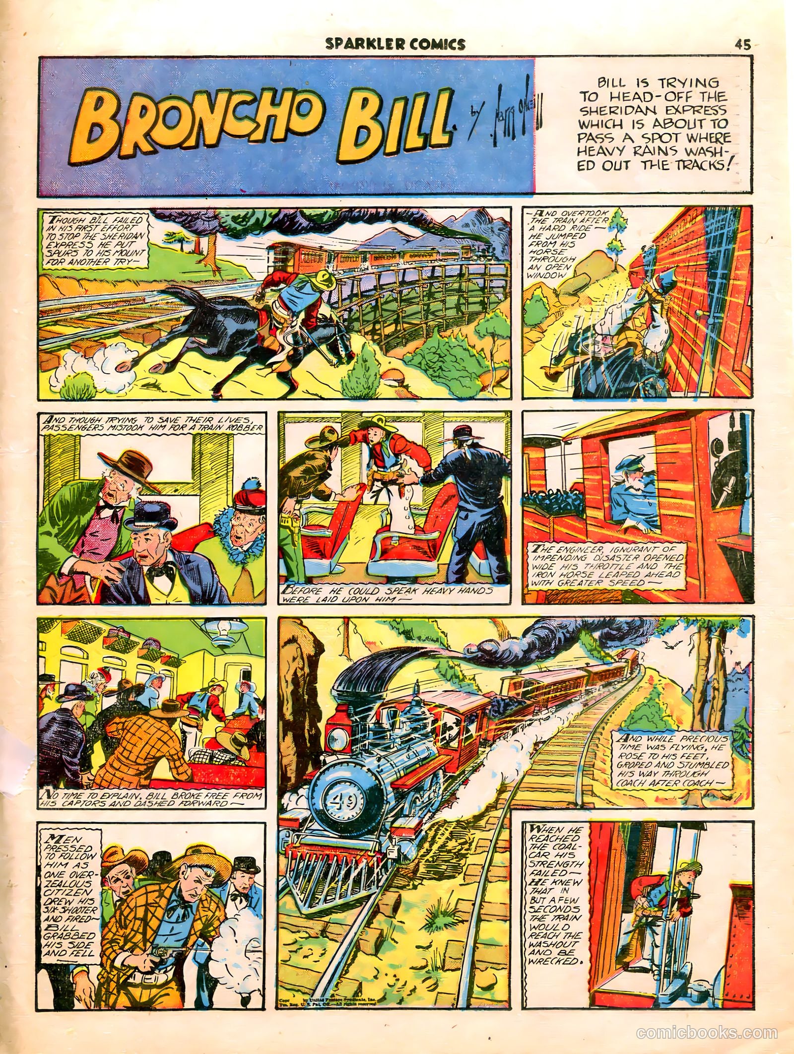 Sparkle Comics #7 (1949) — page 29 of 50