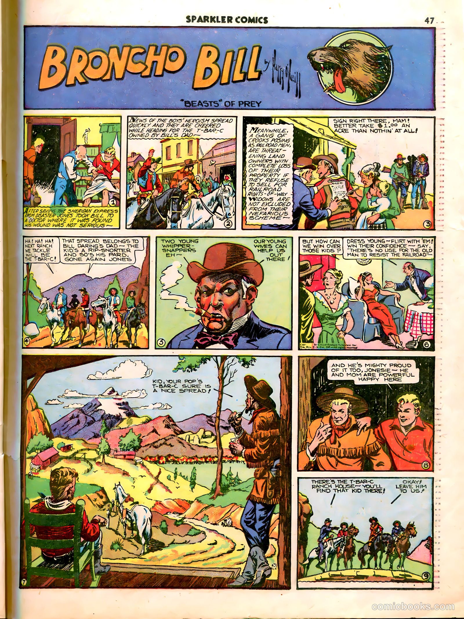 Sparkle Comics #7 (1949) — page 31 of 50