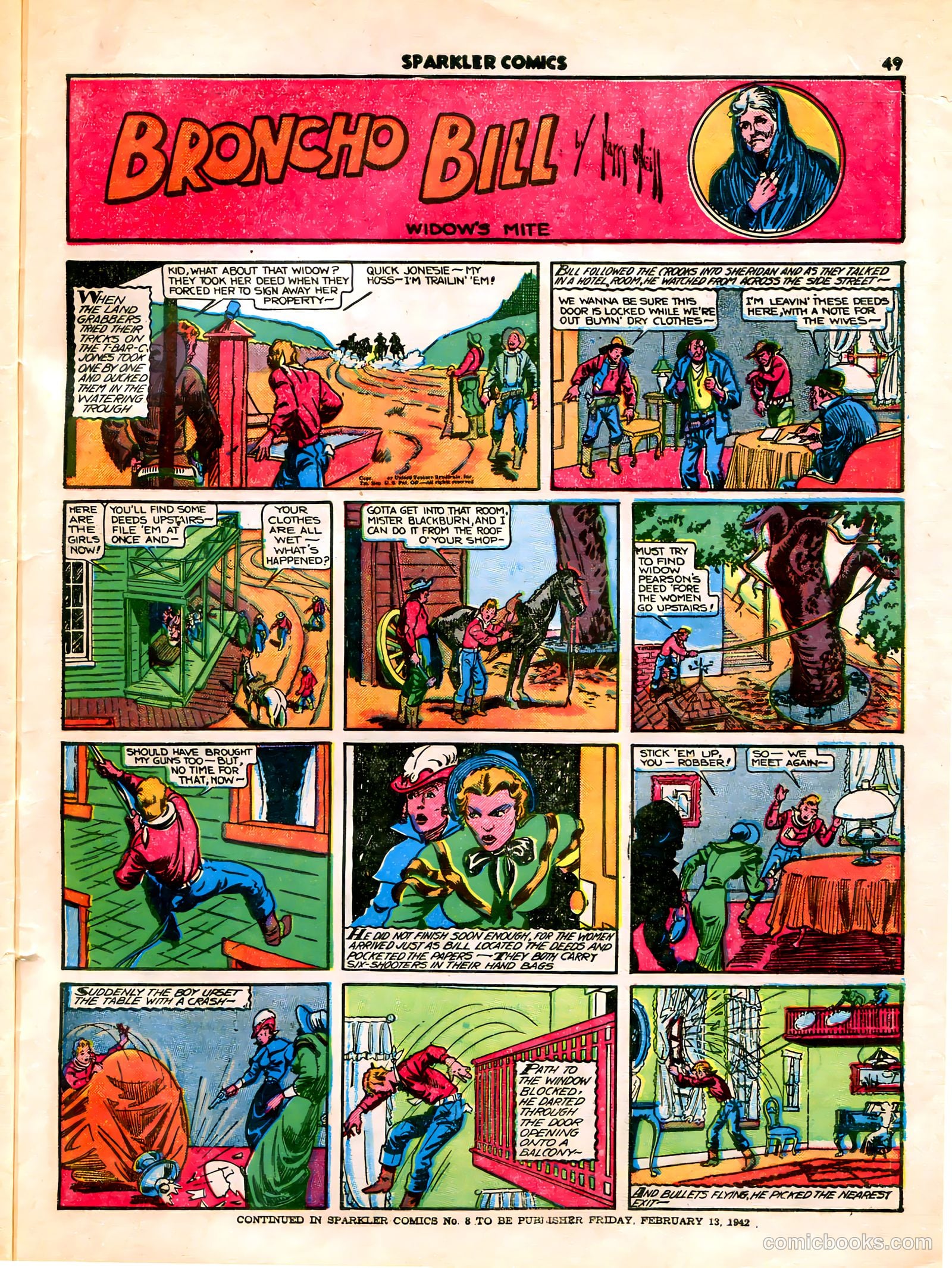 Sparkle Comics #7 (1949) — page 33 of 50