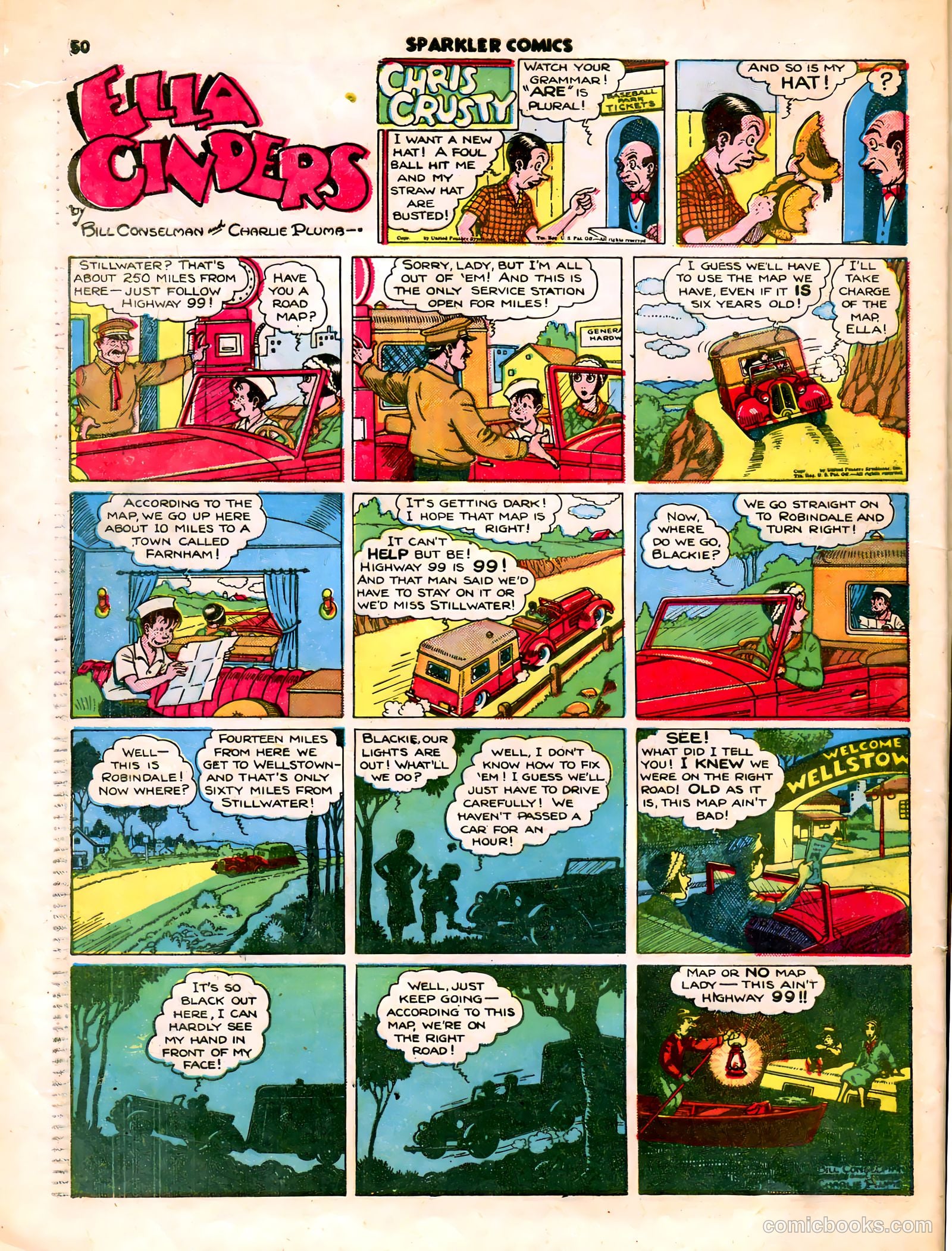 Sparkle Comics #7 (1949) — page 34 of 50