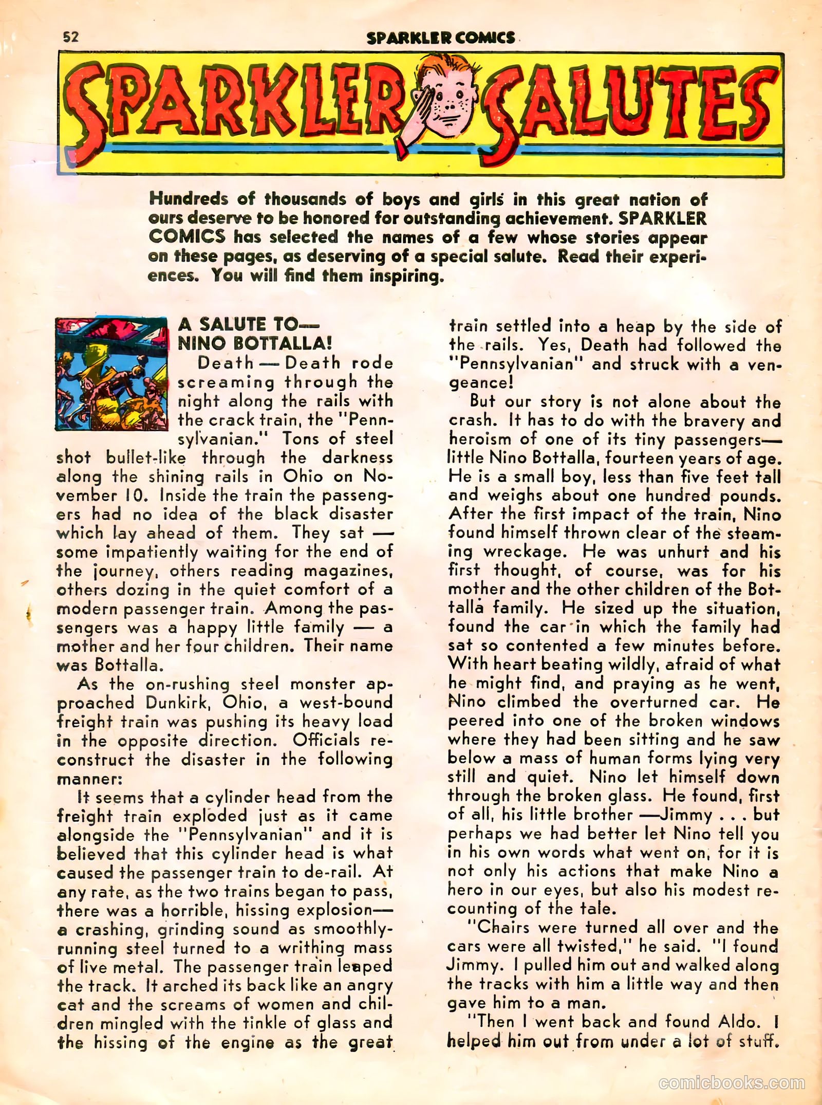 Sparkle Comics #7 (1949) — page 36 of 50