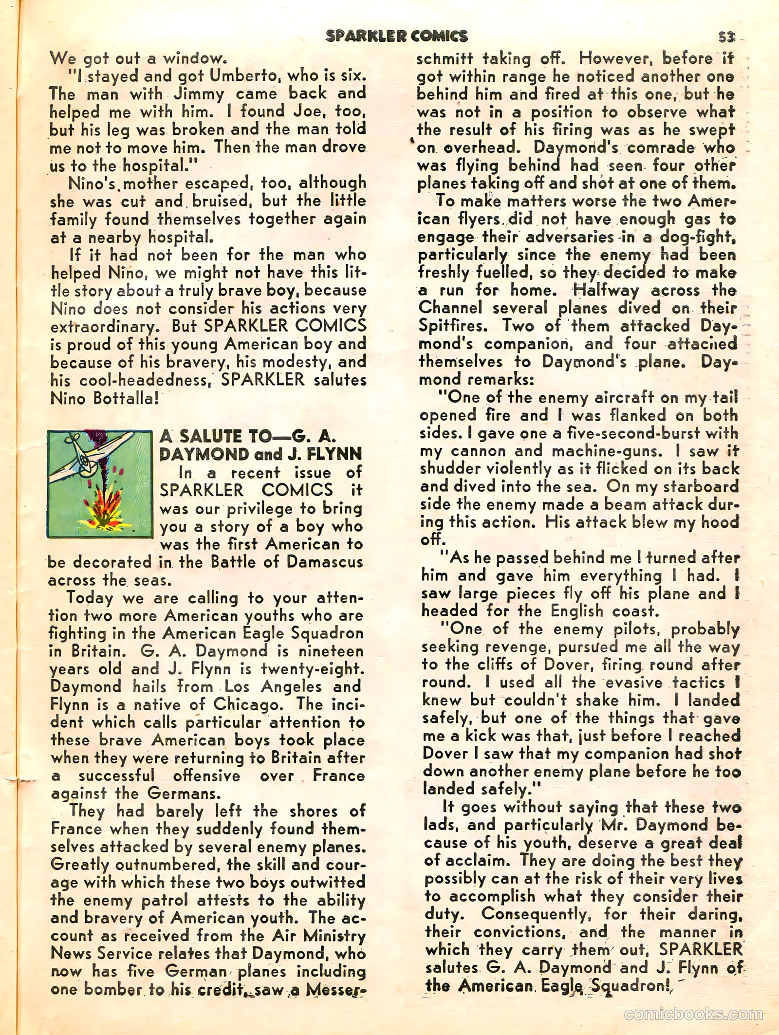 Sparkle Comics #7 (1949) — page 37 of 50
