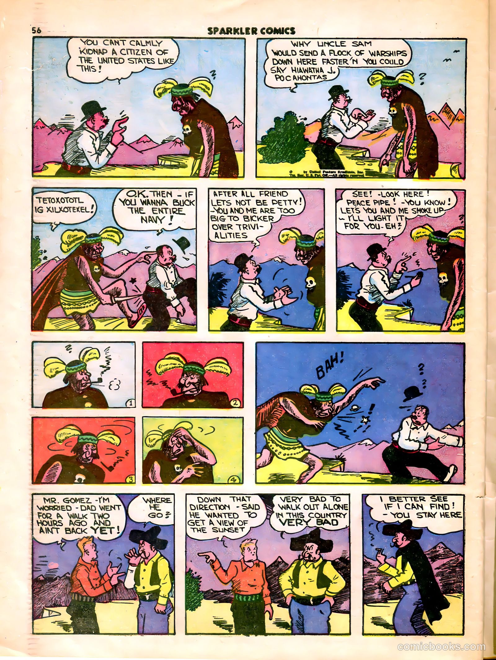 Sparkle Comics #7 (1949) — page 40 of 50