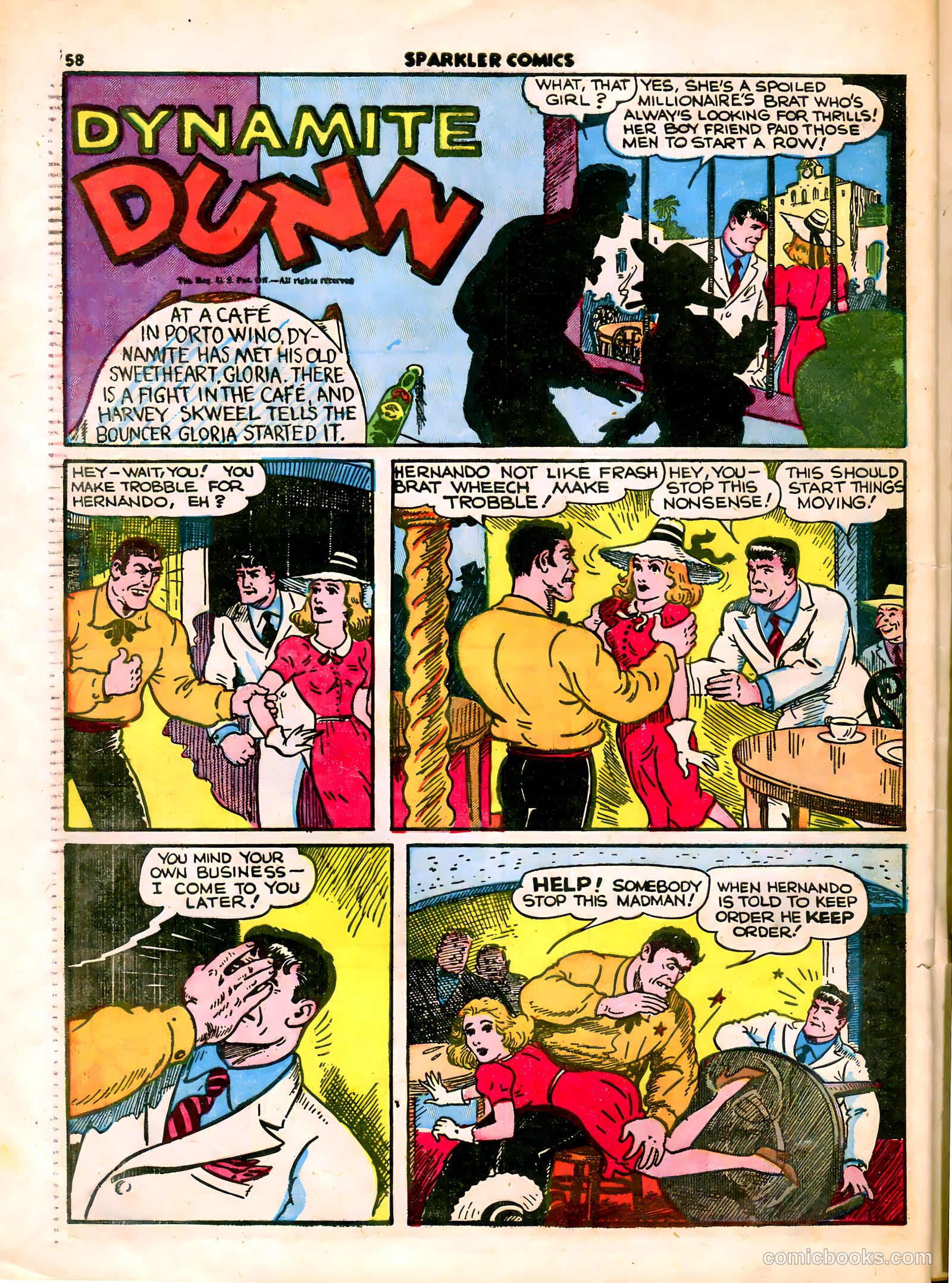 Sparkle Comics #7 (1949) — page 42 of 50