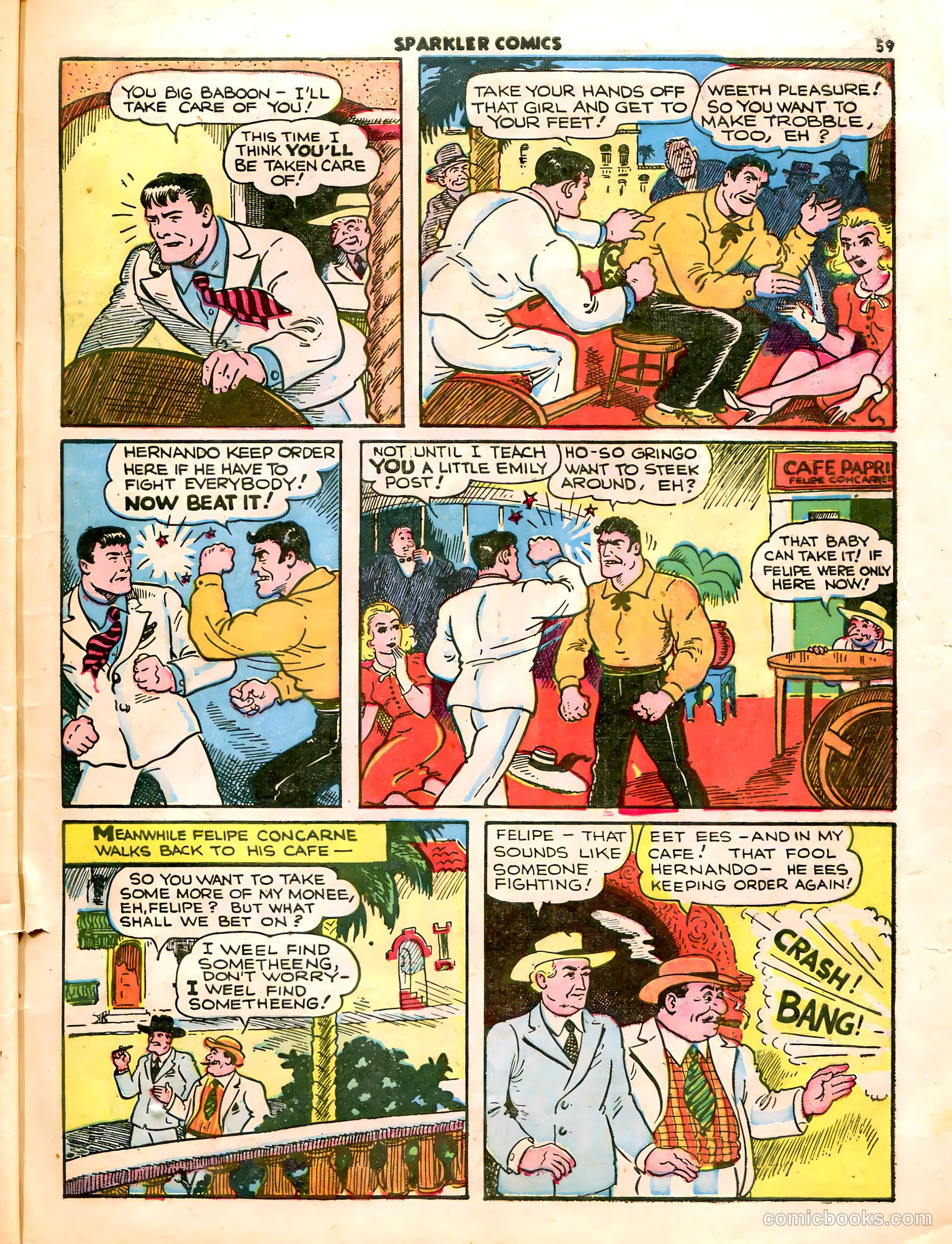 Sparkle Comics #7 (1949) — page 43 of 50