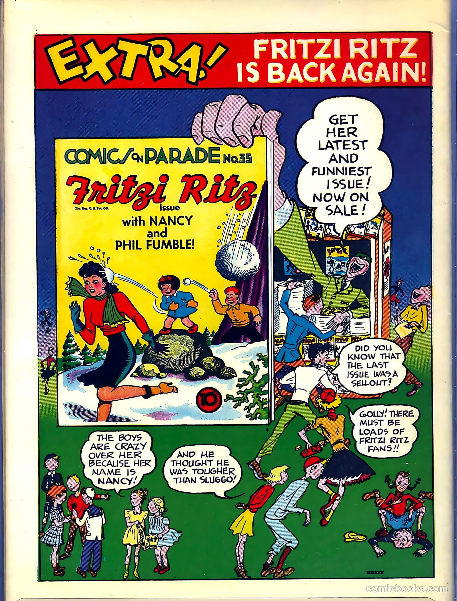 Sparkle Comics #7 (1949) — page 50 of 50