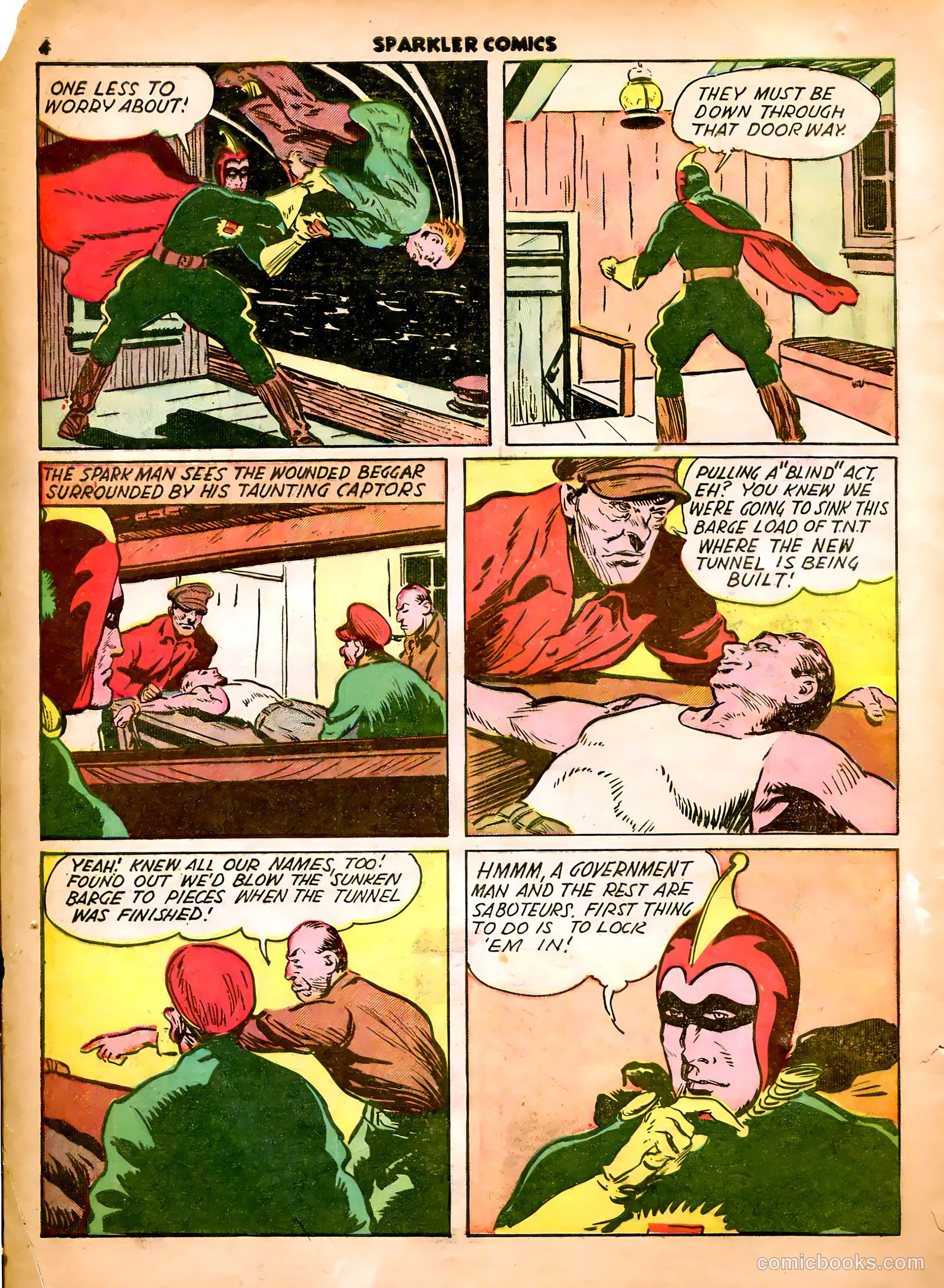 Sparkle Comics #8 (1949) — page 6 of 56