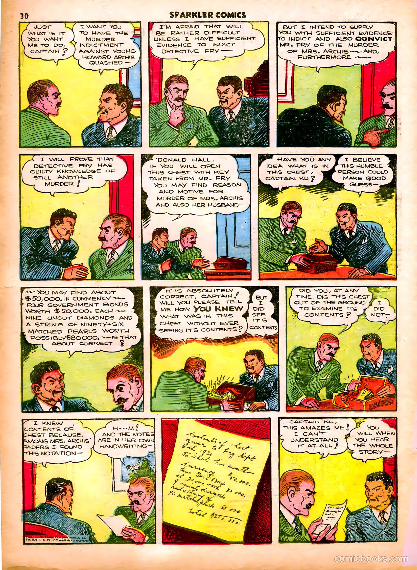 Sparkle Comics #8 (1949) — page 20 of 56