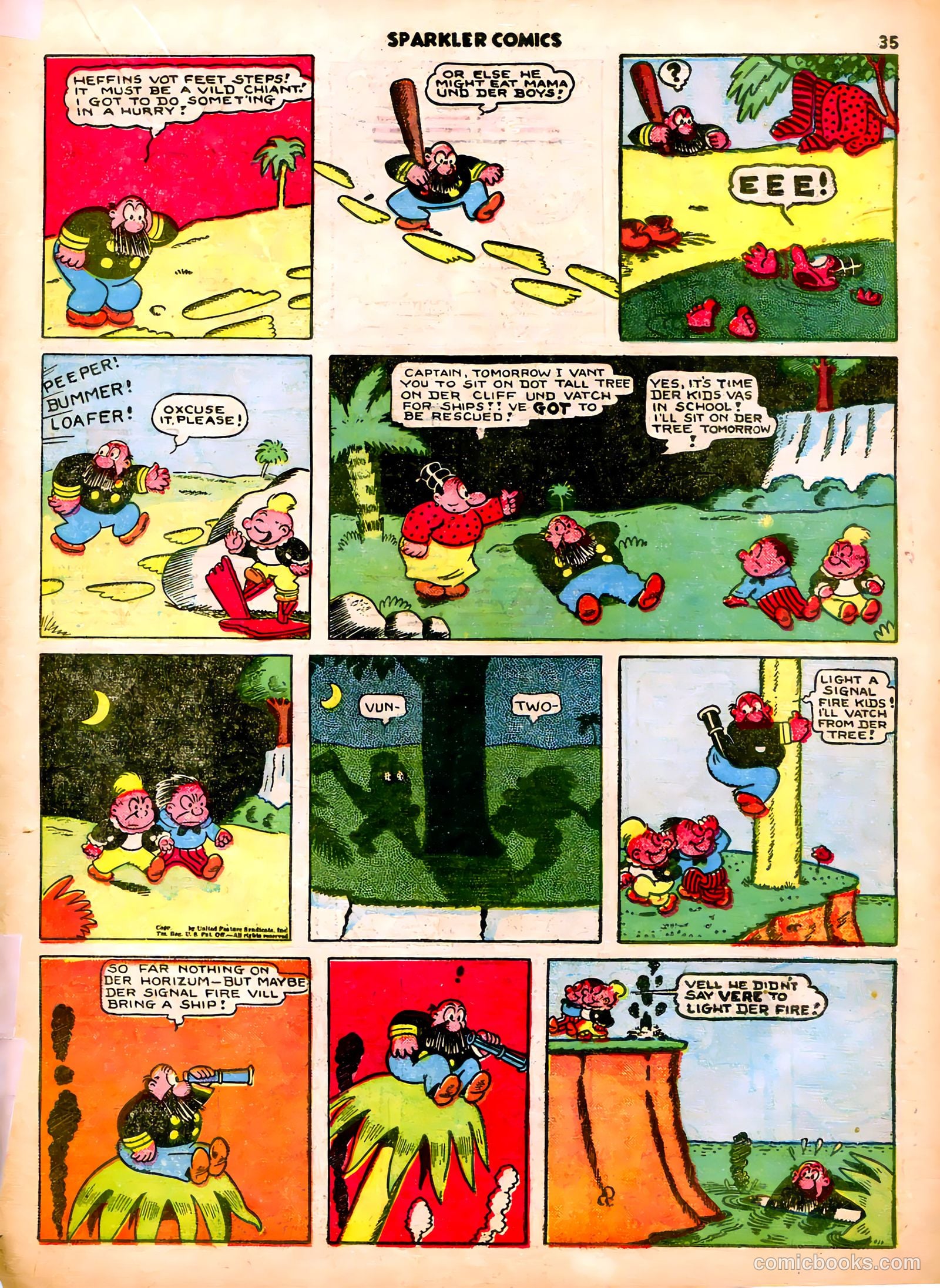 Sparkle Comics #8 (1949) — page 25 of 56